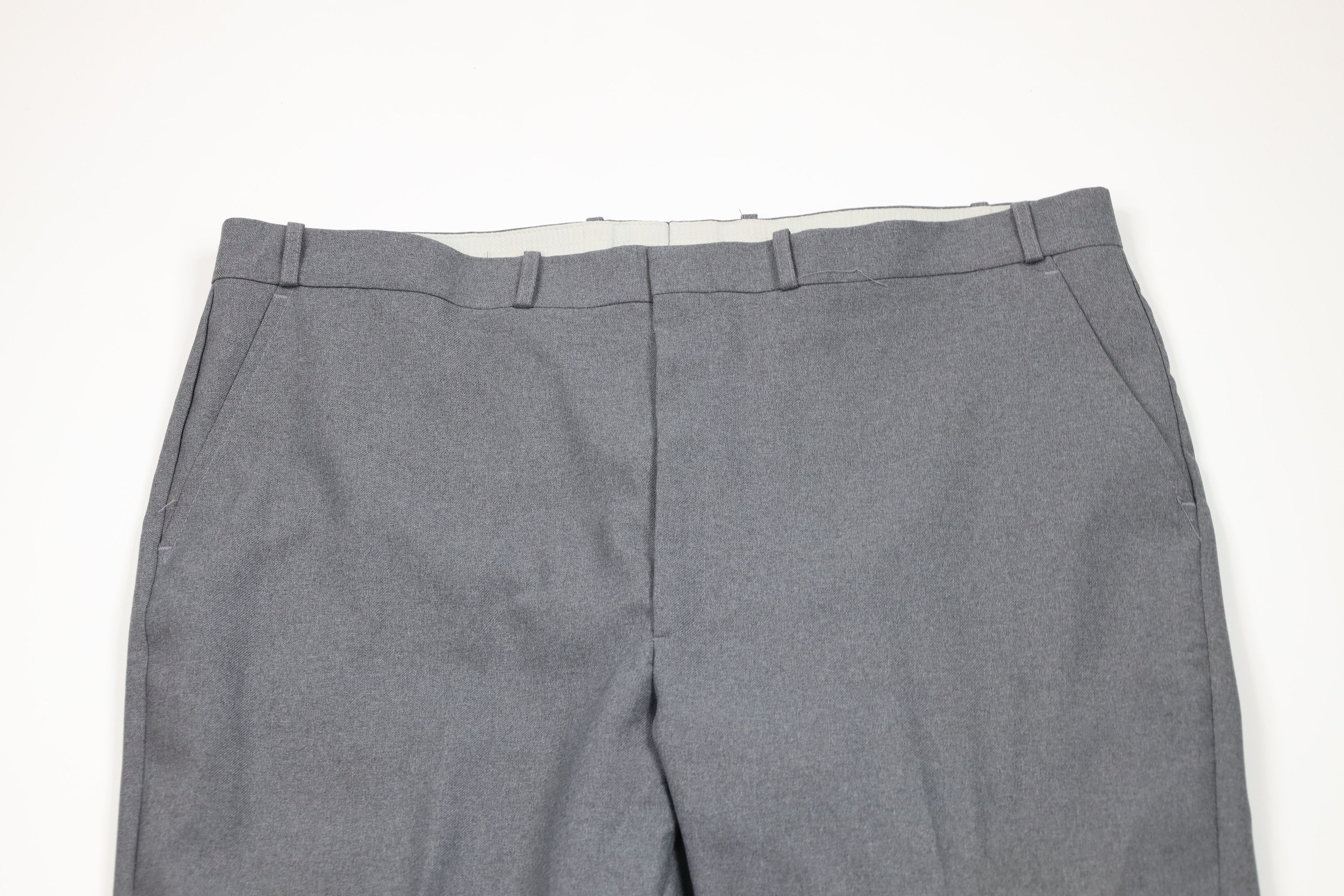 Vintage Vintage 70s Streetwear Flared Wide Leg Chino Pants Gray USA Size US 44 / EU 60 - 2 Thumbnail