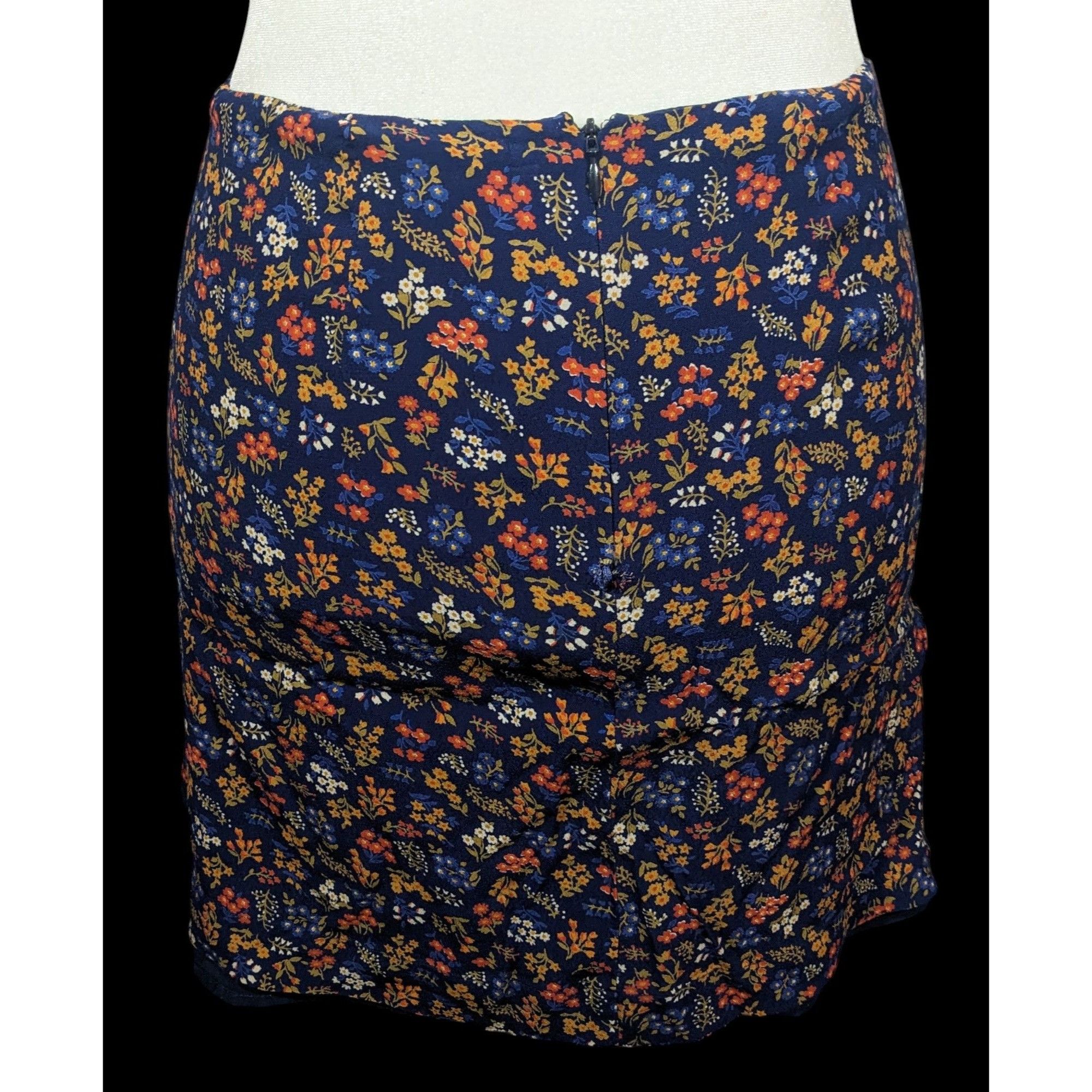 Madewell Madewell Blue Floral Cottagecore A-Line Mini Skirt Size 26" / US 2 / IT 38 - 2 Thumbnail