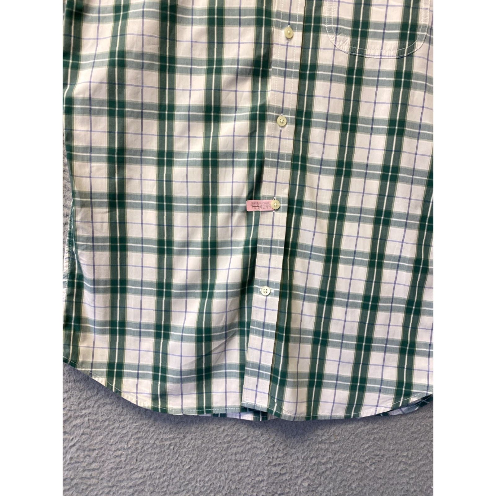 Banana Republic Banana Republic Shirt Green Plaid Checkered Size M Long Sleeve Button-Up Mens Size US M / EU 48-50 / 2 - 2 Thumbnail