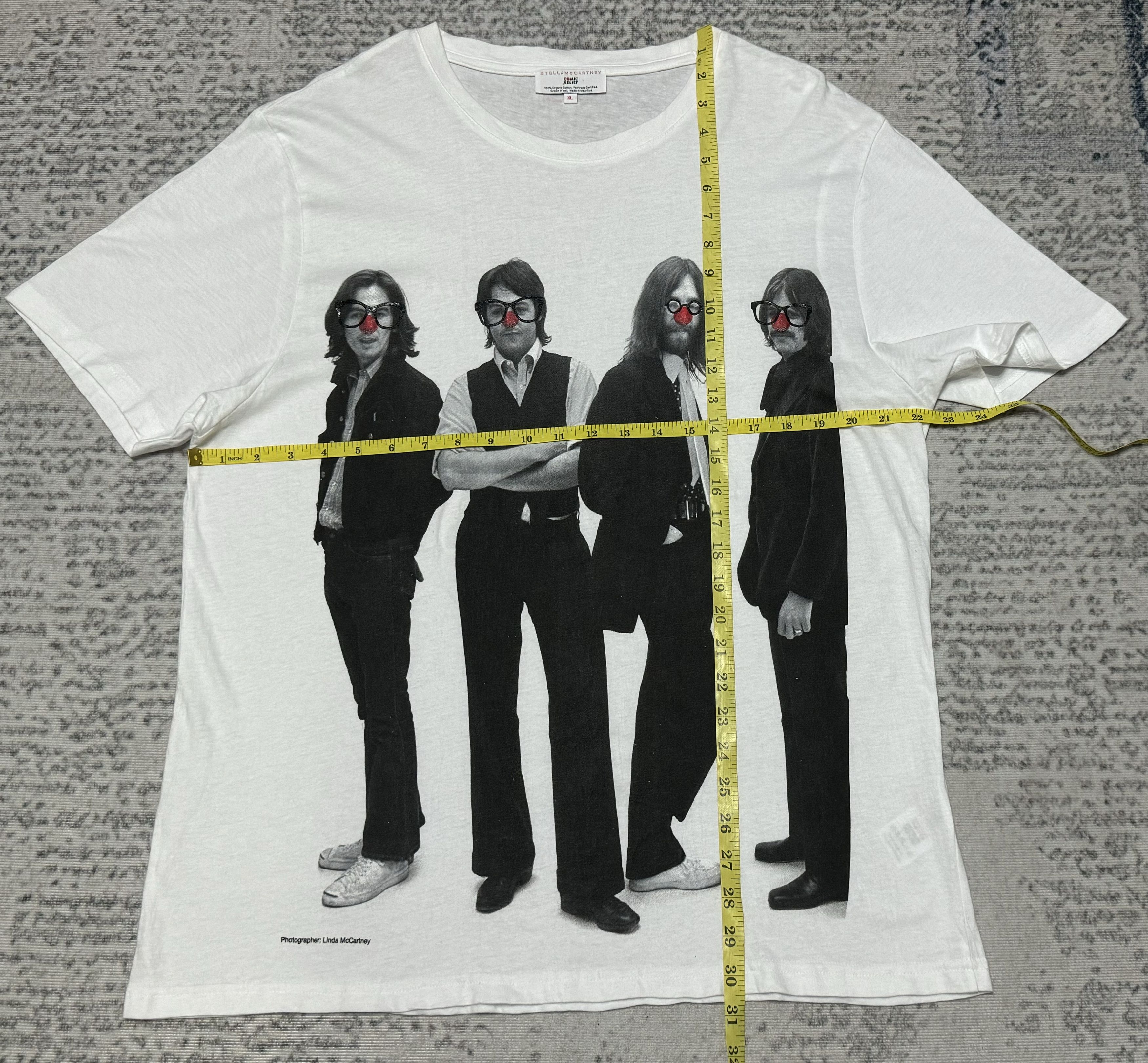 Band Tees Stella McCartney Comic Relief Red Noise Day T-Shirt Size US XL / EU 56 / 4 - 8 Thumbnail