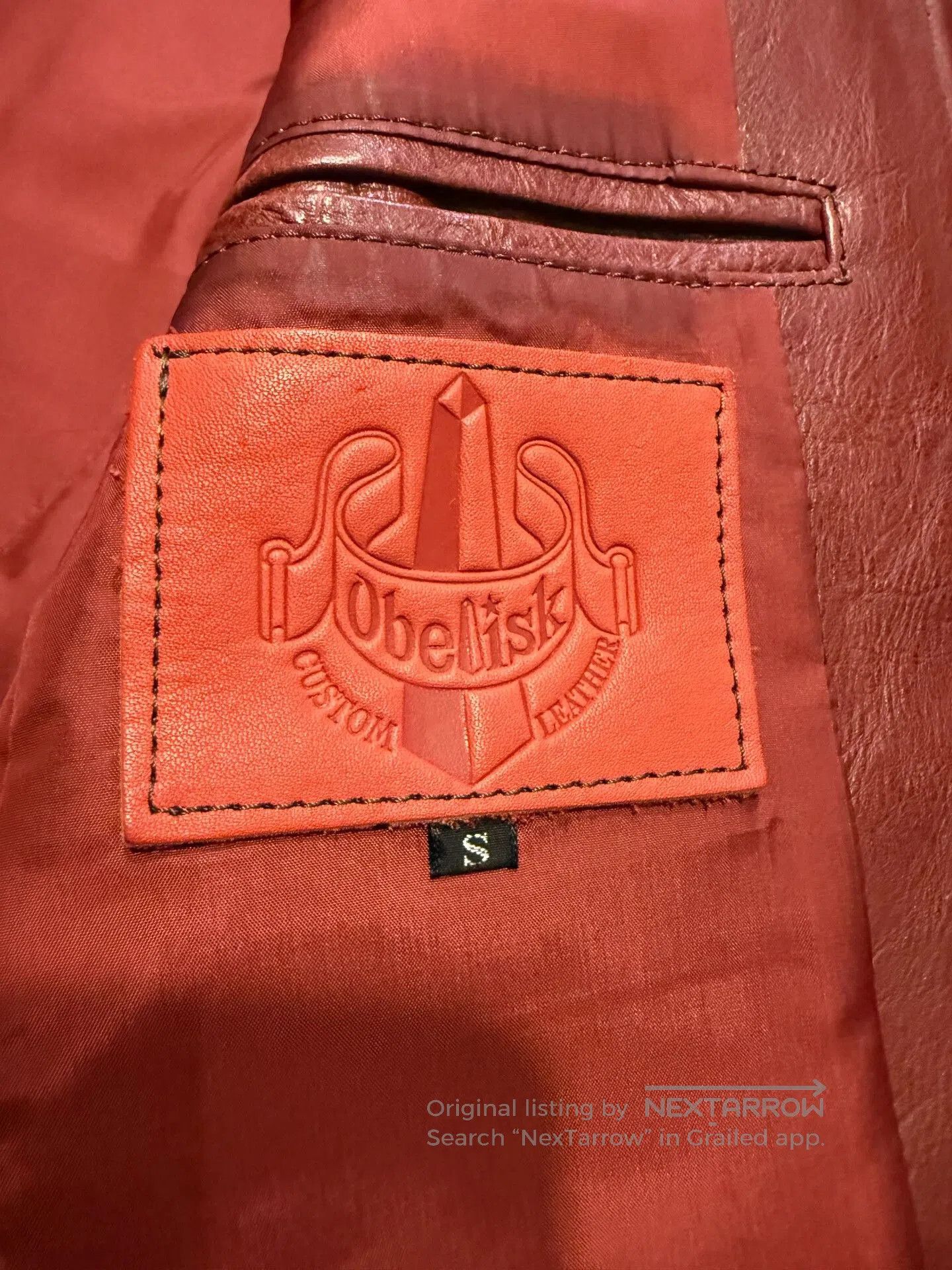 Obelisk Obelisk Hippie Rock Leather Jacket. Size US S / EU 44-46 / 1 - 6 Thumbnail