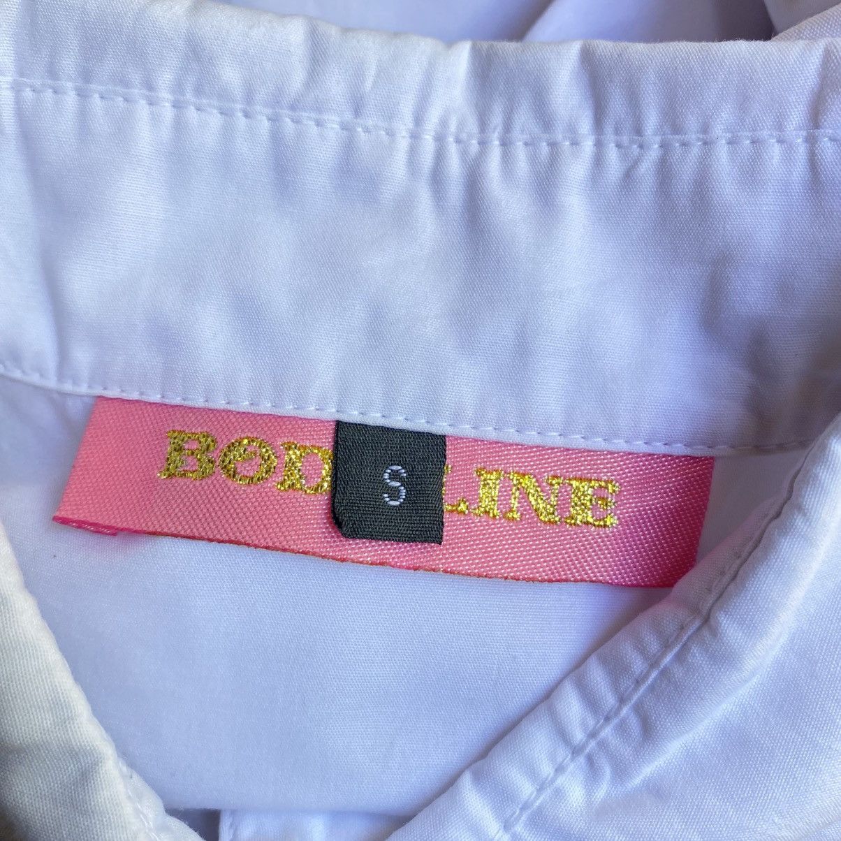 Japanese Brand BODY LINE Y2K Punk White Grace Shirt Size S / US 4 / IT 40 - 17 Thumbnail