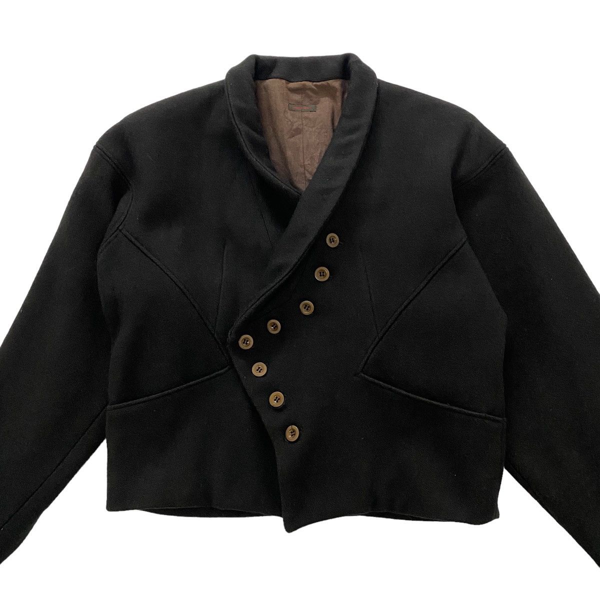 Vintage ✨Traffic News wool cropped button jacket size M Size M / US 6-8 / IT 42-44 - 3 Thumbnail