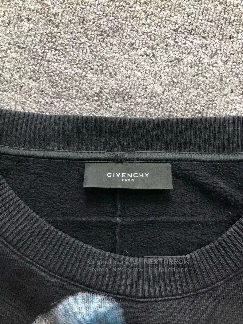 Givenchy Givenchy Shark Head Patterned Long Sleeve Hoodie Black Size US XS / EU 42 / 0 - 3 Thumbnail