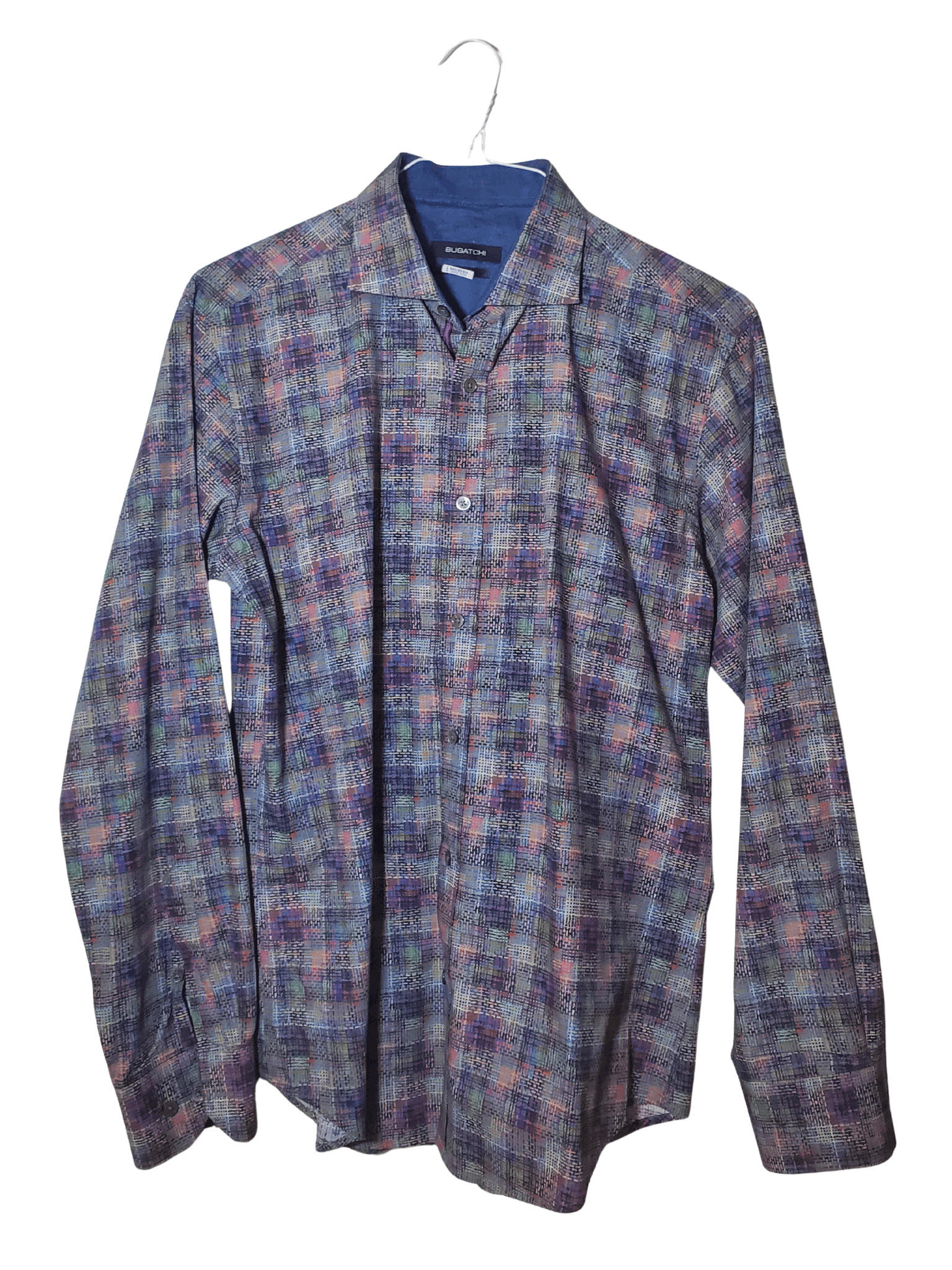 BUGATCHI Bugatchi Men's Designer Shirt | Size 15.5 (34/35) Size US M / EU 48-50 / 2 - 1 Thumbnail
