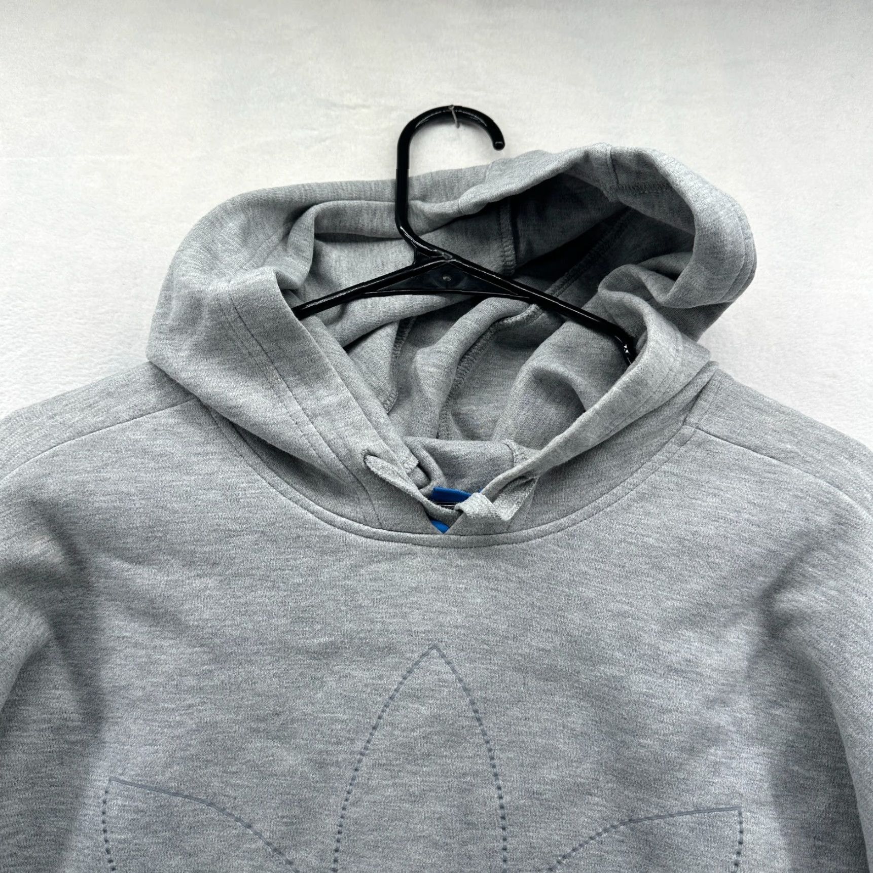 Adidas VINTAGE adidas Three Stripe Pullover Hoodie Gray Men's M Long Sleeve Pullover Hooded Crew Neck Size US M / EU 48-50 / 2 - 4 Thumbnail