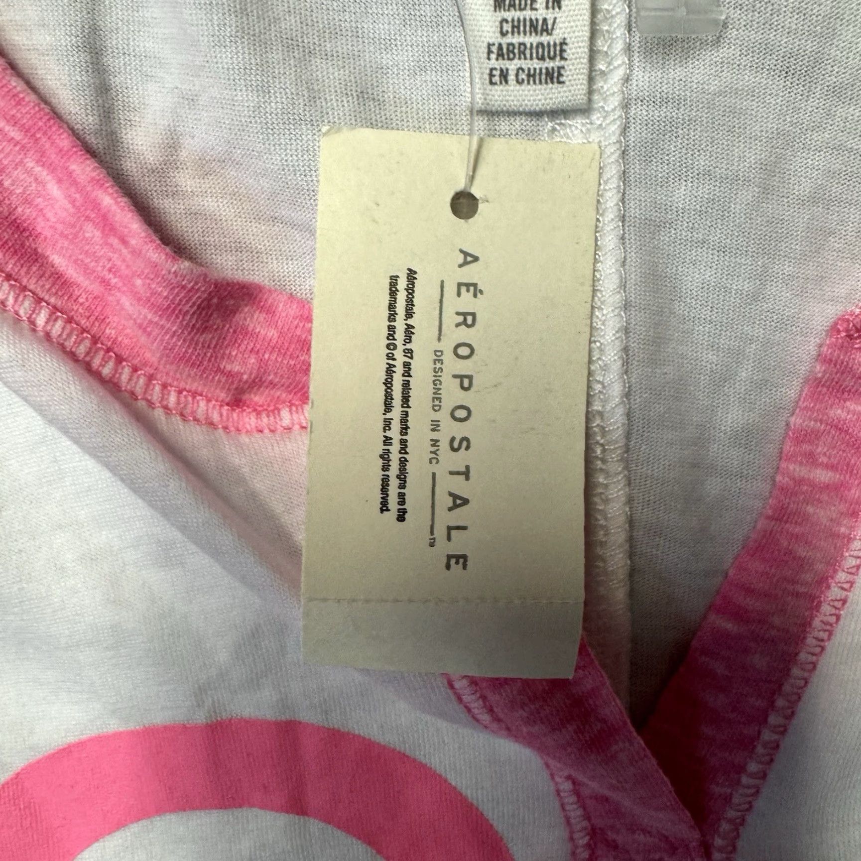 Aeropostale Aeropostale Shirt M California Streetwear Retro Sporty Coquette Soft Girl Y2K Womens T-Shirt Pullover Raglan Short Sleeve Pink Size M / US 6-8 / IT 42-44 - 4 Thumbnail