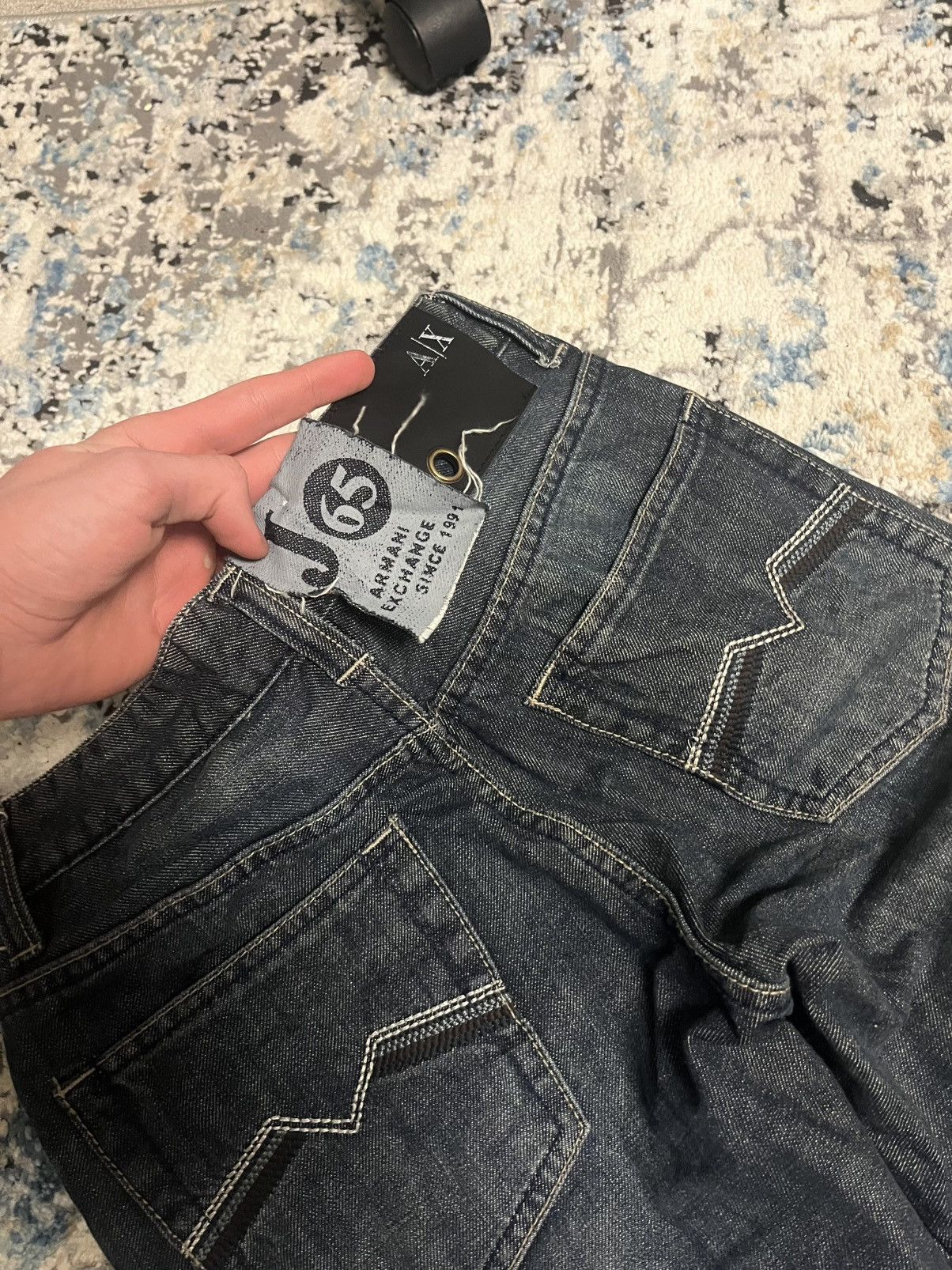 Emporio Armani Vintage Japanese flared denim jeans indi style Size US 28 / EU 44 - 9 Thumbnail