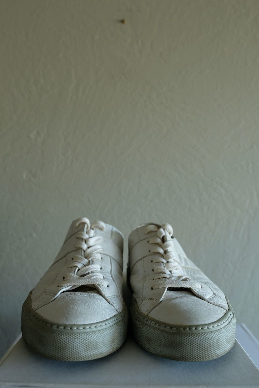 Yohji Yamamoto Y's Yohji Yamamoto White Leather Sneakers Lambskin Shoes 9 Size US 9 / EU 42 - 2 Thumbnail