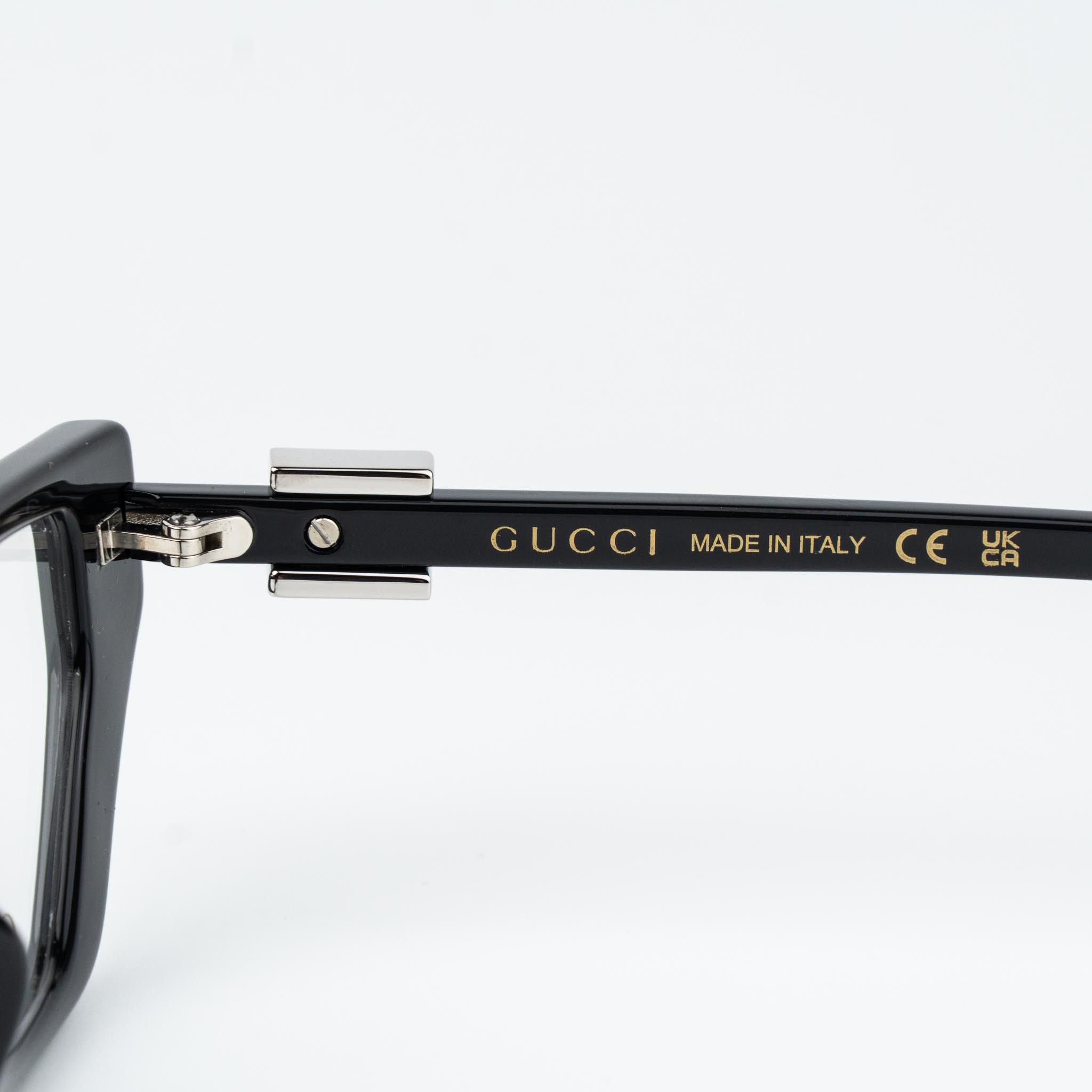 Gucci Gucci Women Eyeglasses Cat Eye GG1683O 001 NEW AUTHENTIC Size ONE SIZE - 6 Thumbnail