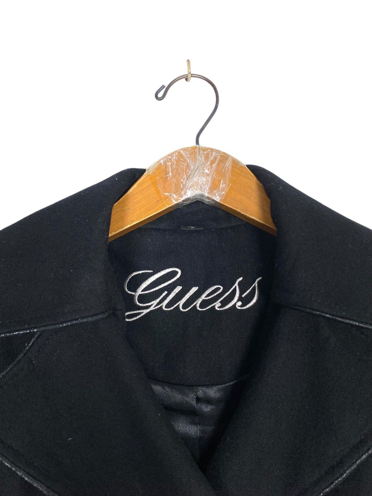 Guess Rare‼️ Vintage Guess Double Collar Wool Coat Size S / US 4 / IT 40 - 4 Thumbnail