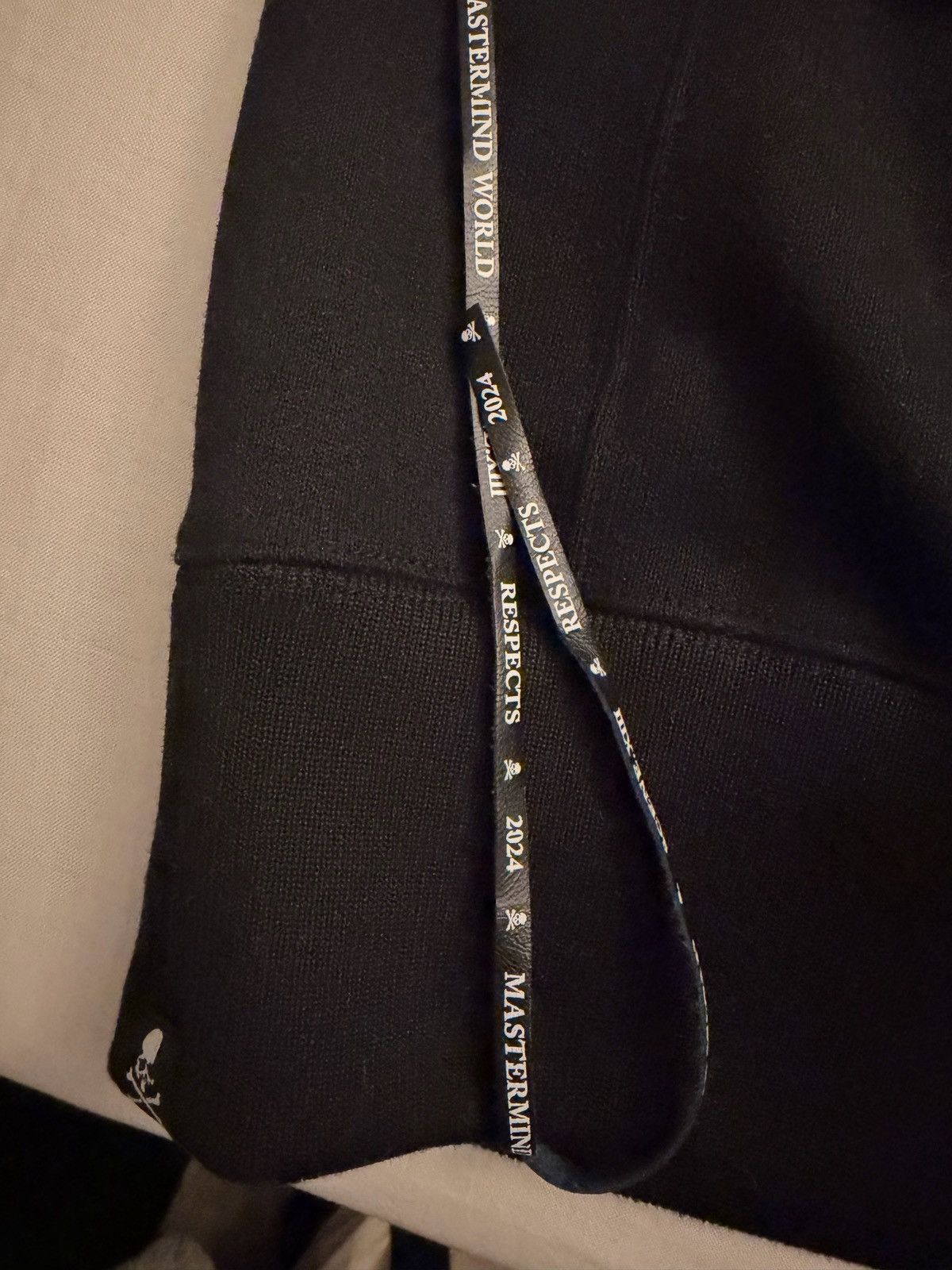 Mastermind World MASTERMIND WORLD Black Glass Beaded Full-Zip Hoodie Size US XL / EU 56 / 4 - 5 Thumbnail