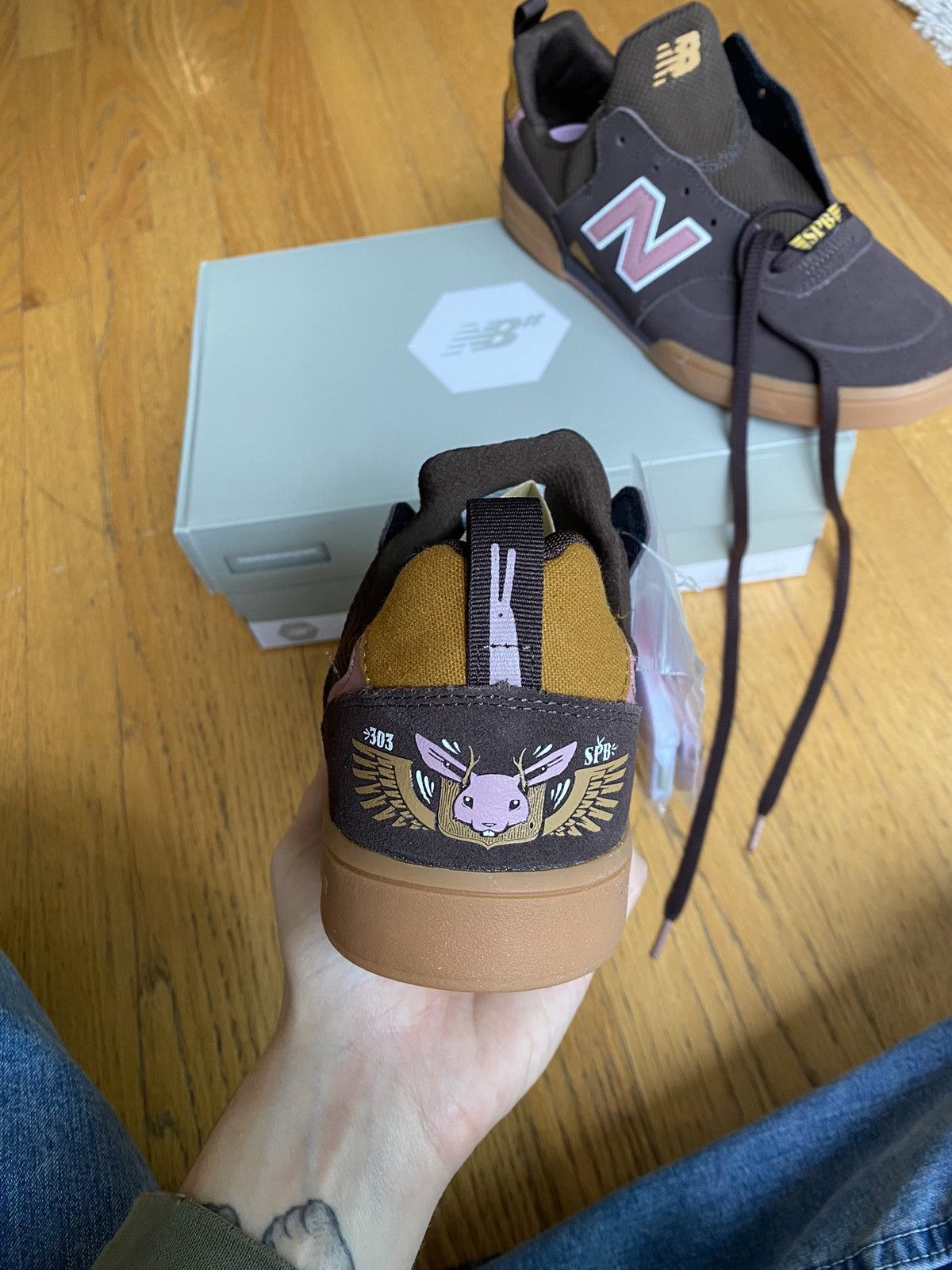 New Balance New Balance Numeric 288 Sport SBP Brown/Pink Size US 9.5 / EU 42-43 - 14 Thumbnail
