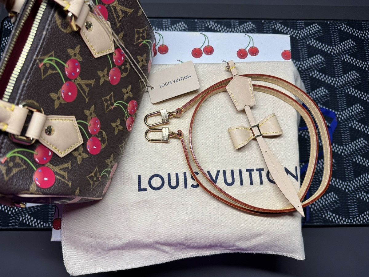 Louis Vuitton × Takashi Murakami Louis Vuitton x TM 2025 Cherry 🍒 Speedy 20 Bandouliere ⭐️ Size ONE SIZE - 10 Thumbnail