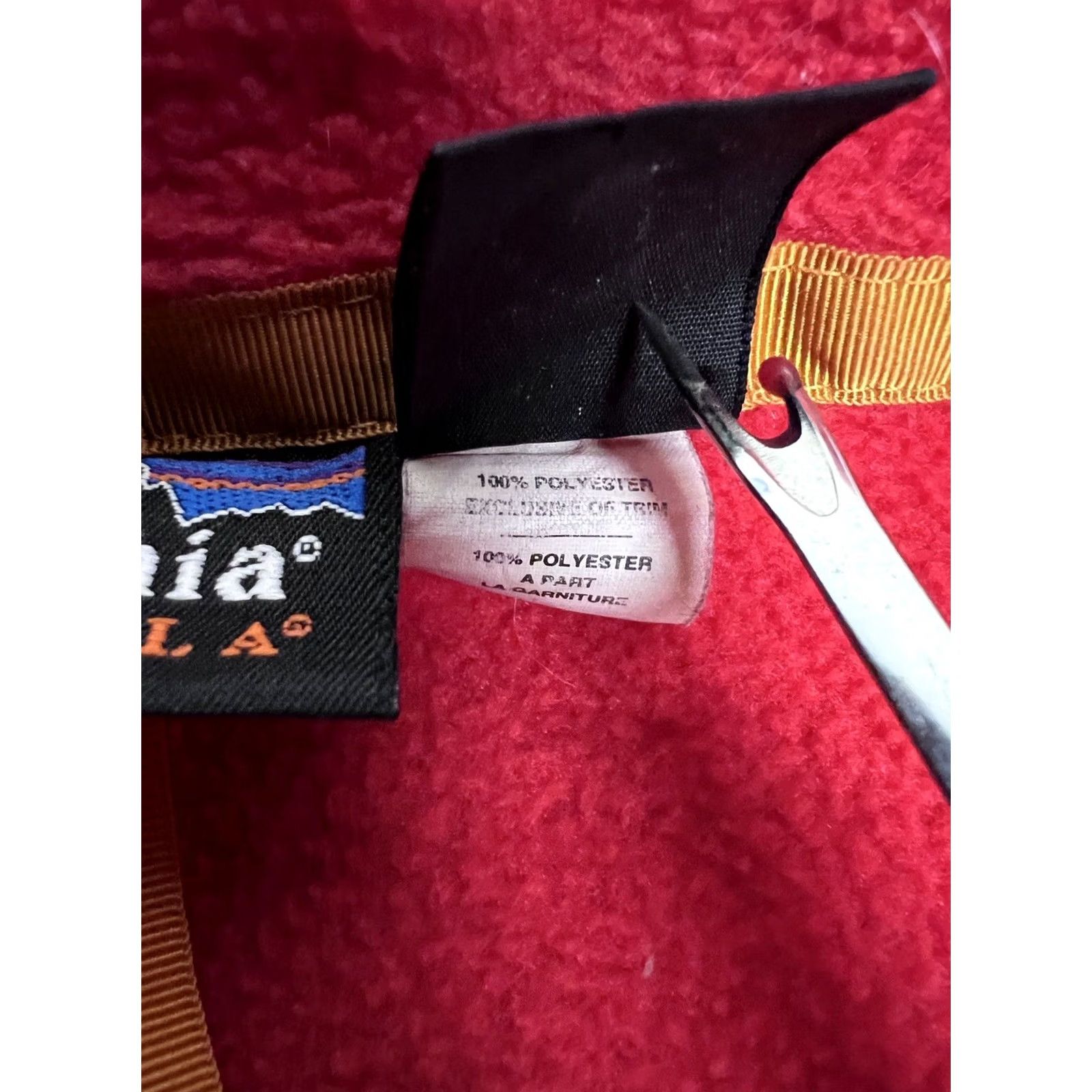 Patagonia VINTAGE Patagonia Synchilla Fleece Zip Up Jacket Made in USA Red Adult Sz Large Mens Jacket Retro 90s Full Zip Size US L / EU 52-54 / 3 - 7 Thumbnail