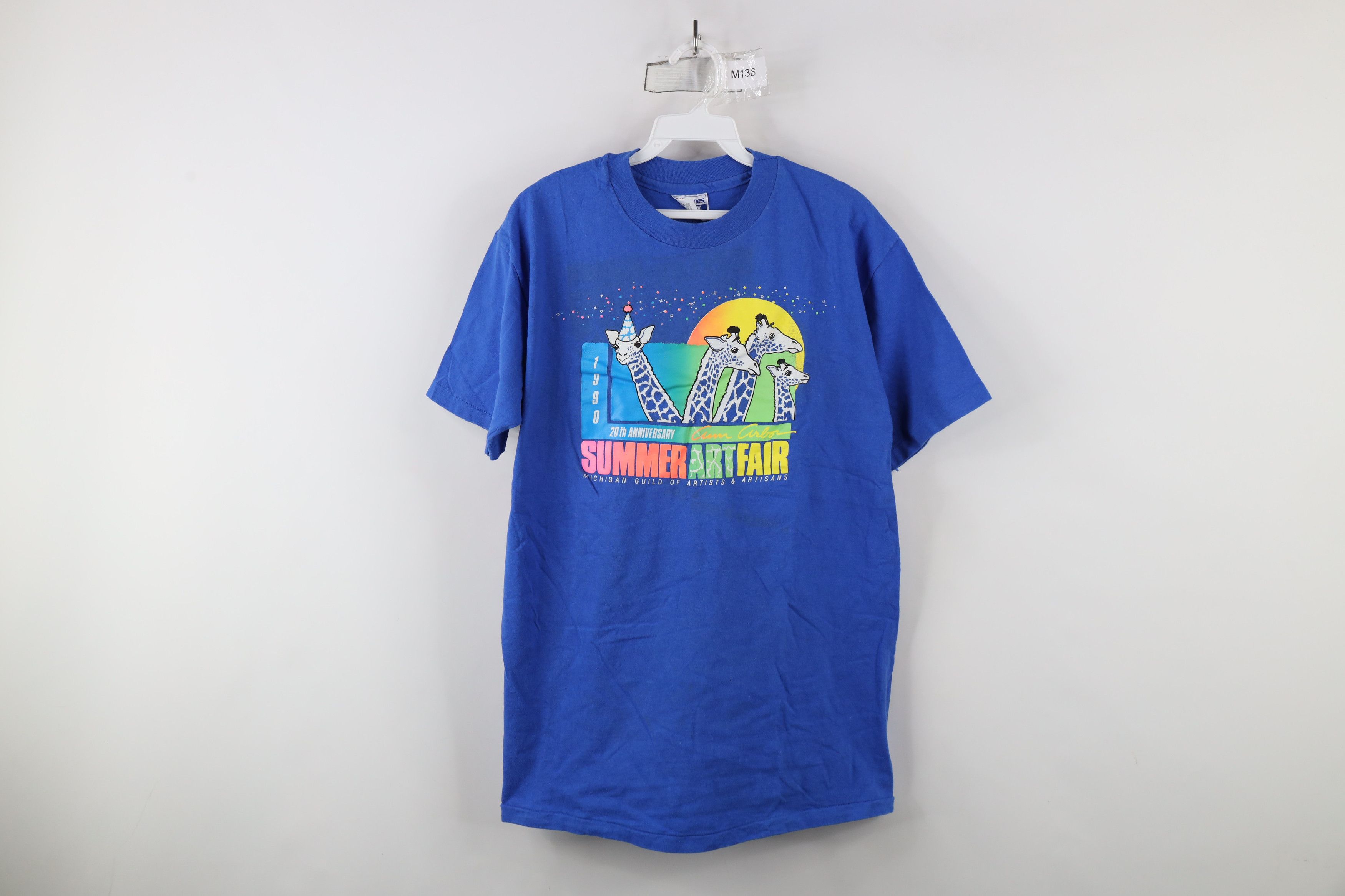 Vintage Vintage 90s 20th Anniversary Ann Arbor Art Fair T-Shirt Size US L / EU 52-54 / 3 - 1 Thumbnail