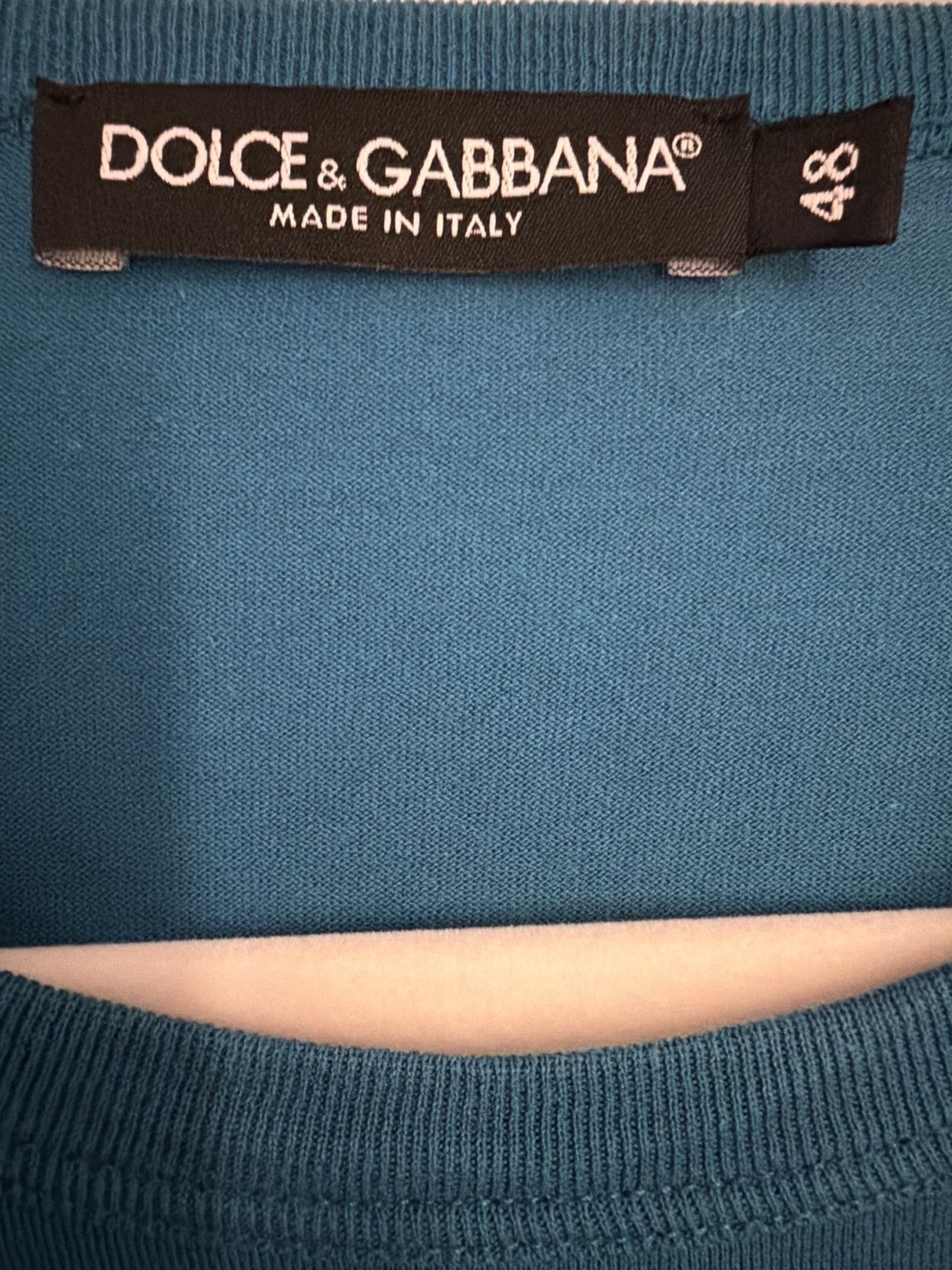Dolce & Gabbana Dolce & Gabbana DG T-Shirt- Size 48/M – Teal – Italy Size US M / EU 48-50 / 2 - 4 Thumbnail