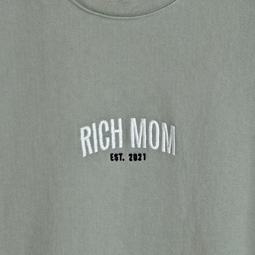 Other RICH MOM GEAR Women's Light Olive Heavyweight Sweatshirt L Size L / US 10 / IT 46 - 3 Thumbnail