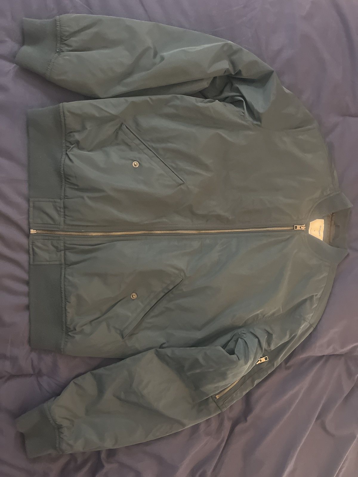Old Navy Blue Old Navy Bomber Jacket Size US M / EU 48-50 / 2 - 2 Thumbnail