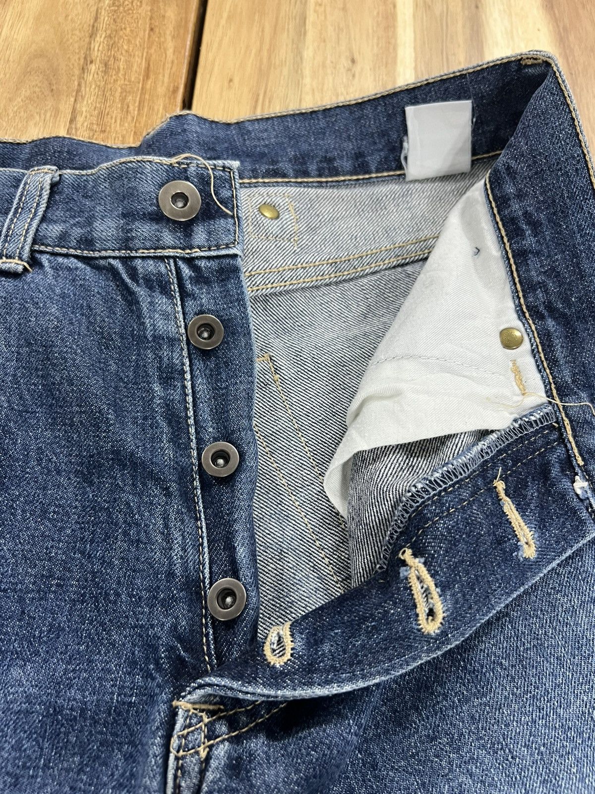 Japanese Brand Vintage Japanese Brand Selvedge Denim Jeans Size US 30 / EU 46 - 7 Thumbnail