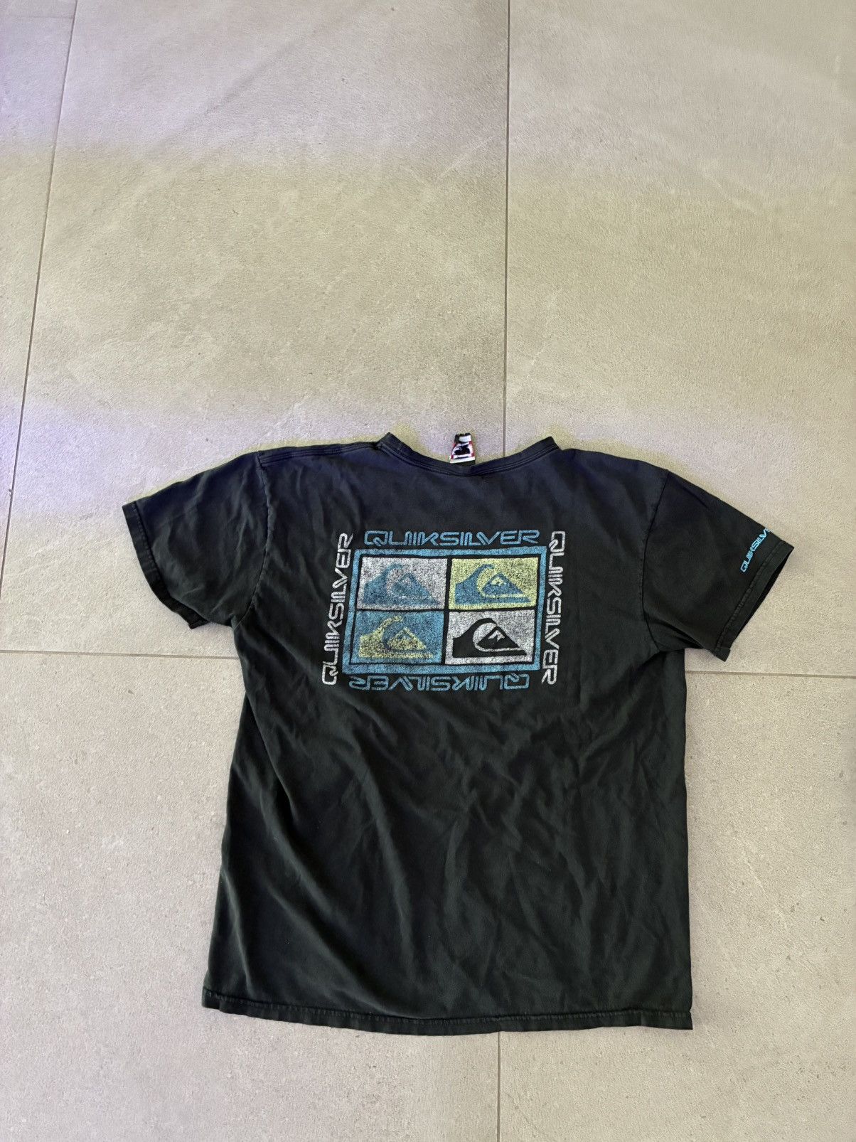 Quiksilver Y2K Quiksilver Rare Graphic Tee Black Surf Size M/L Size US L / EU 52-54 / 3 - 1 Thumbnail