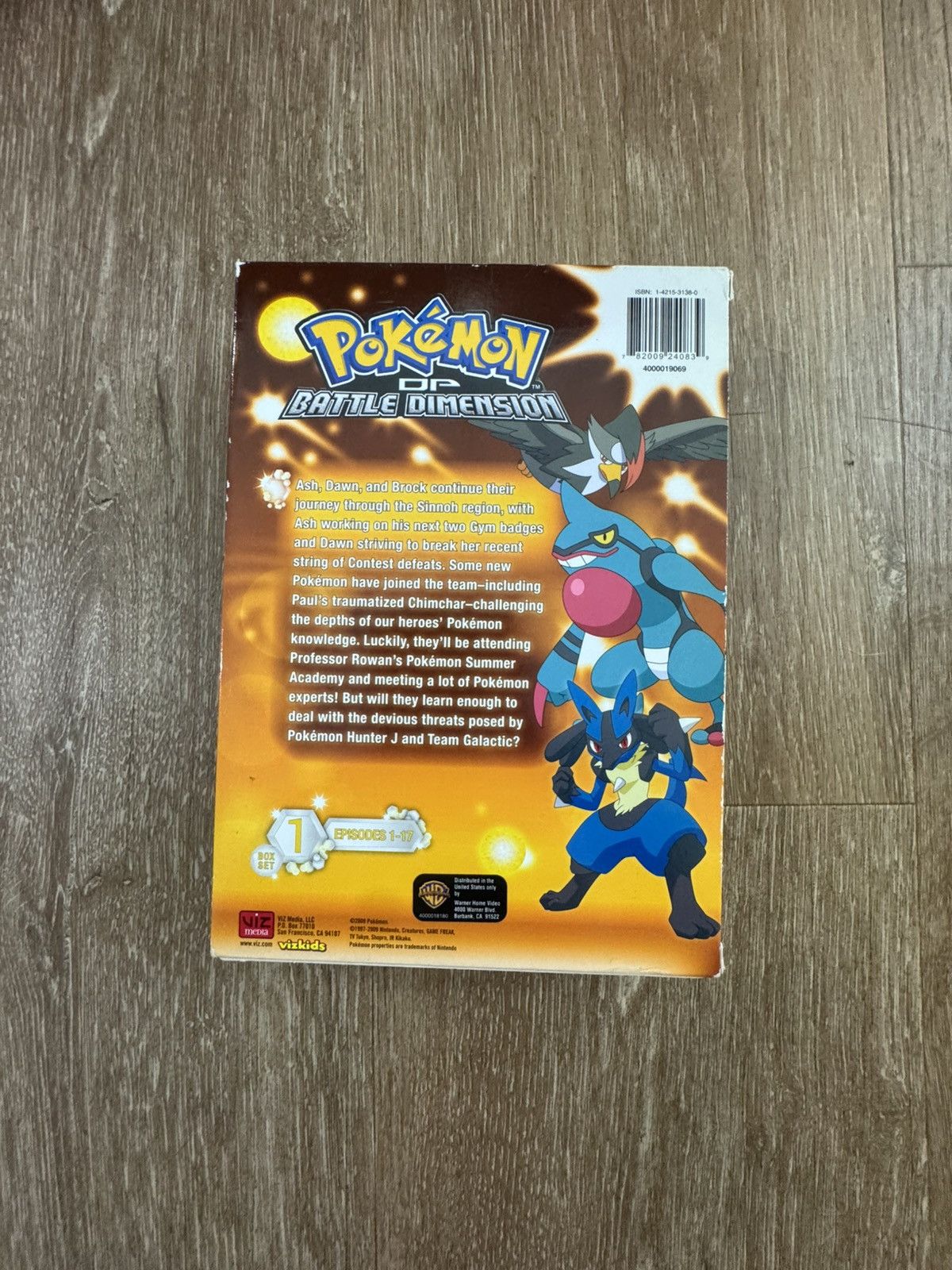 Pokemon Pokemon OP Battle Dimension Box Set 1 DVDs 2005 Size ONE SIZE - 4 Thumbnail