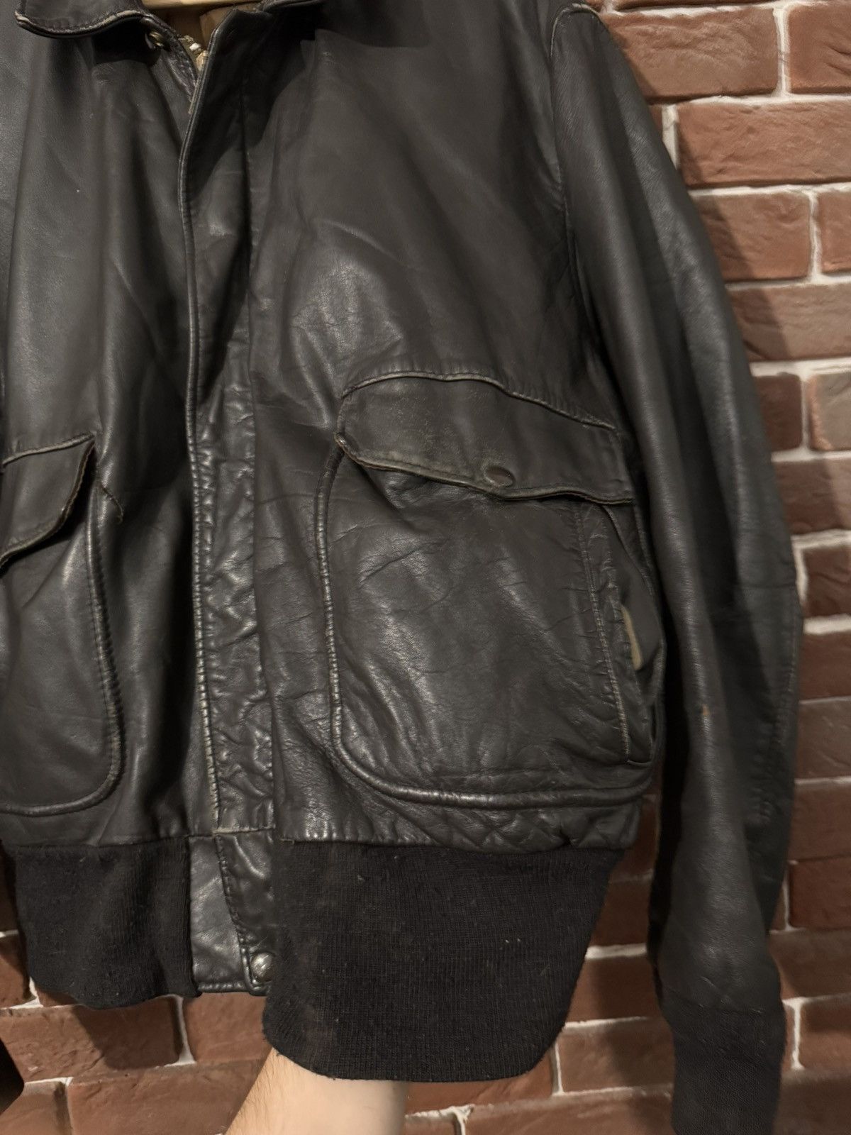 Leather Vintage High Quality Casual Leather Jacket Rare Rock Roll Size US XL / EU 56 / 4 - 7 Thumbnail