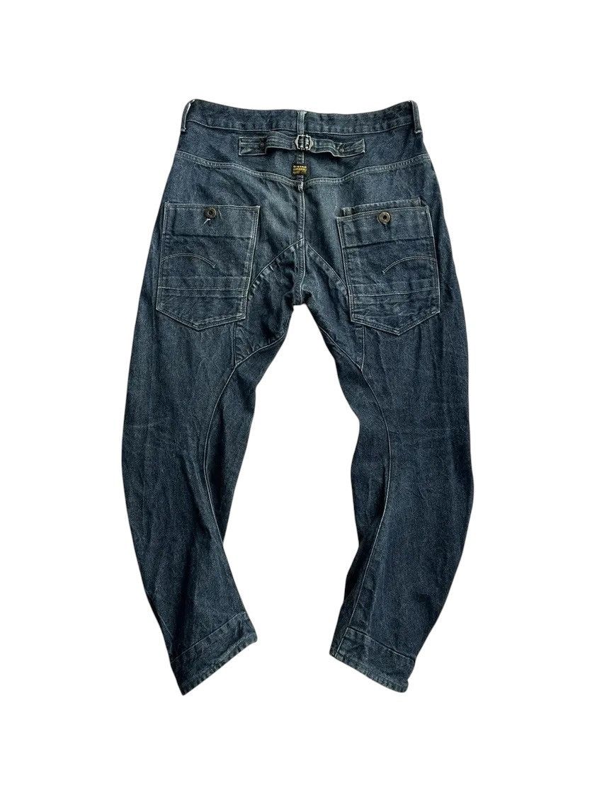 G-Star × Vintage Vintage G Star Raw Alcatraz 3D Tapered BuckleBack Jeans Size US 33 - 1 Thumbnail