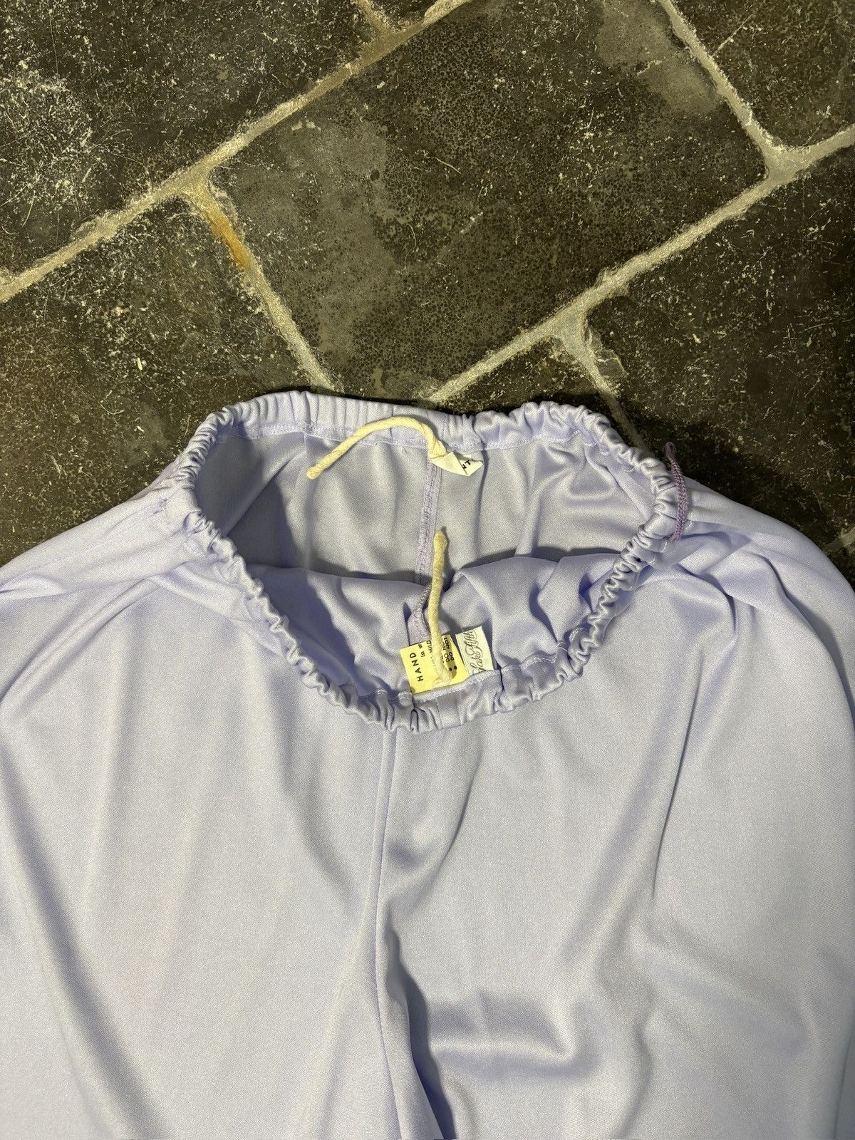 Saks Fifth Avenue Vintage Pyjama Pants 80s 90s Lounge Pants Lavender Saks Y2K Size 30" / US 8 / IT 44 - 3 Thumbnail