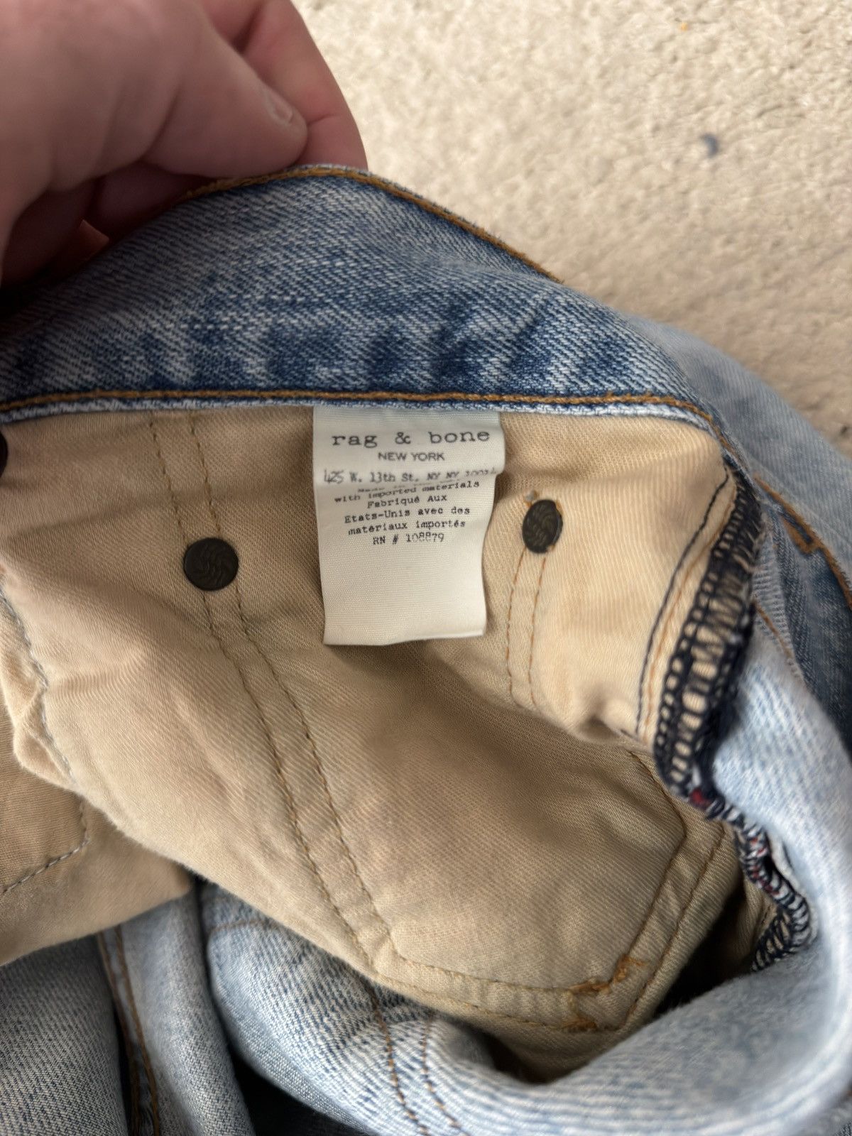 Rag & Bone Rag & Bone size 30 Fit 2 Slim Jeans in Pool Size US 30 / EU 46 - 5 Thumbnail
