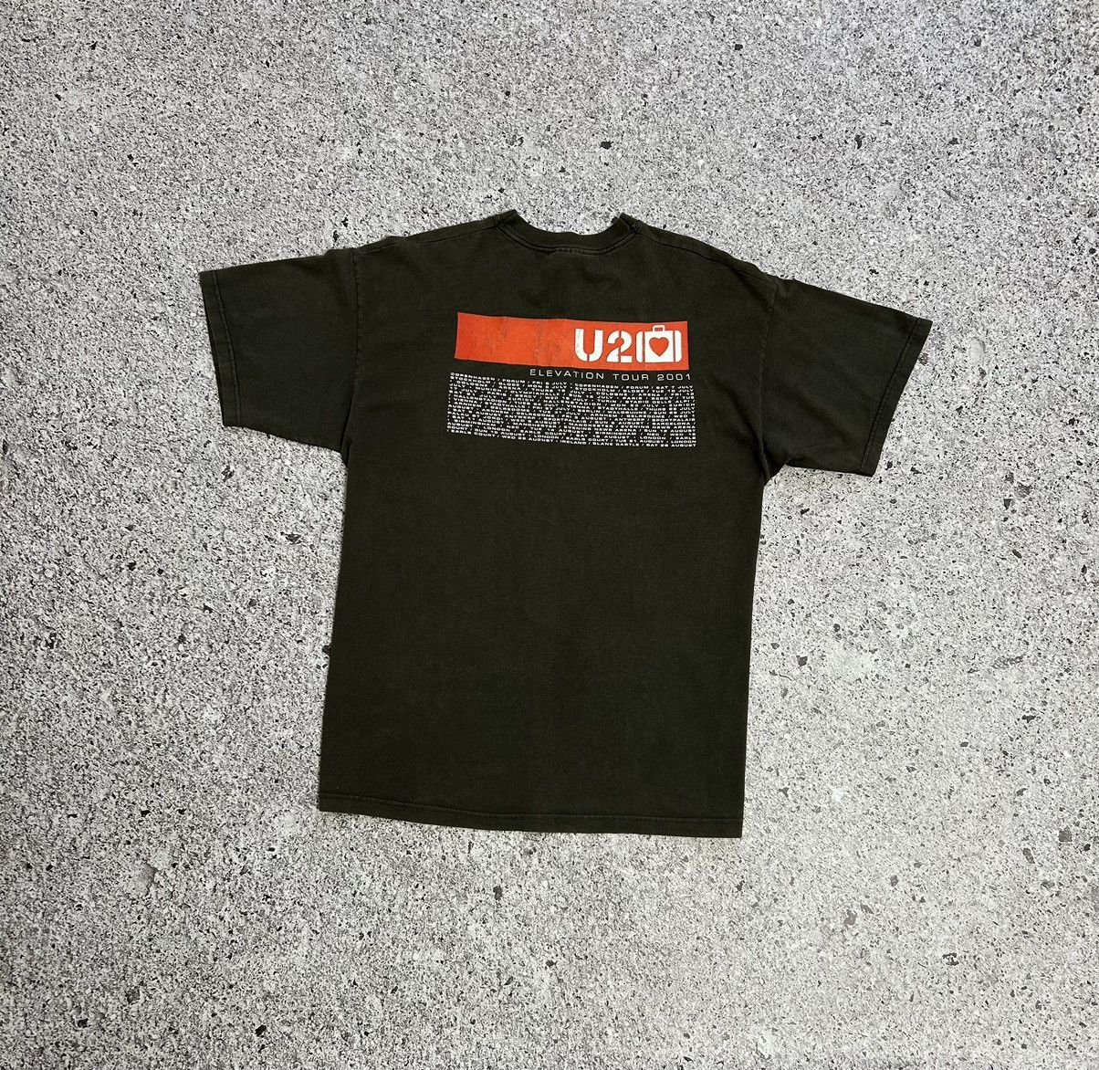 Band Tees × Vintage Vintage U2 Elevation Tour 2001 Rock Band T-Shirt Size US XL / EU 56 / 4 - 6 Thumbnail