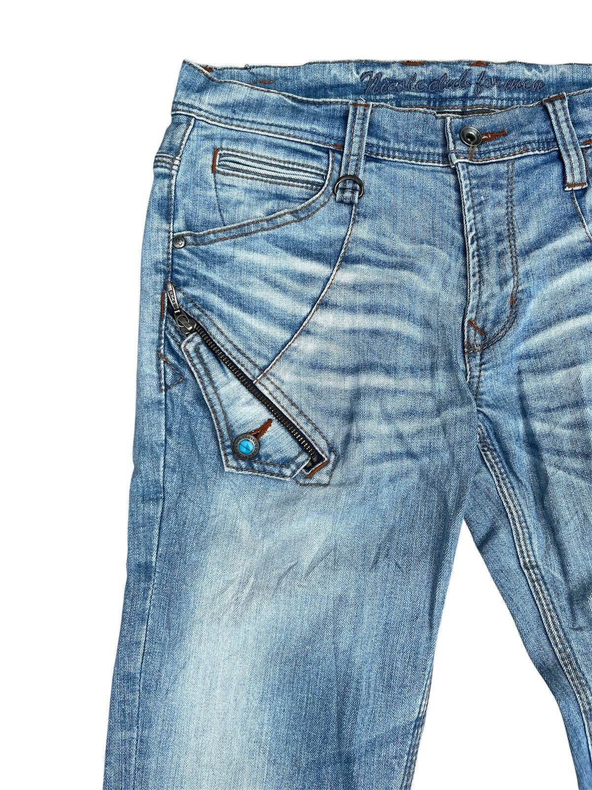 Nicole Club Nicole Club For Men Flare Denim Jeans Y2K Japan Archive Size US 30 / EU 46 - 4 Thumbnail