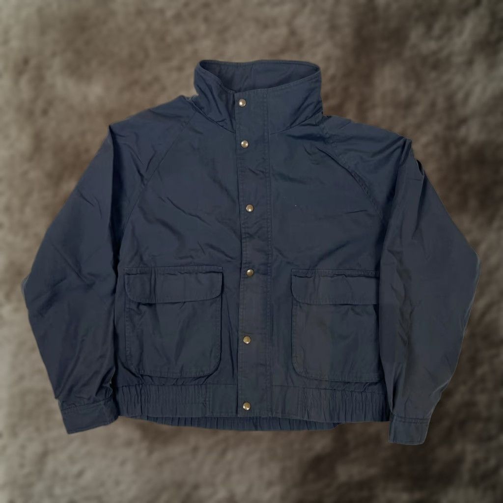 Vintage VINTAGE Cabela's Jacket Mens Large Blue Windbreaker Pockets Elastic Hem Full Zip Lined Size US L / EU 52-54 / 3 - 1 Thumbnail