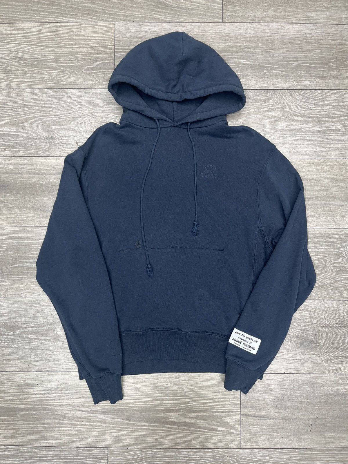 Gallery Dept. Gallery Dept Navy Blue Pullover Hoodie Size US M / EU 48-50 / 2 - 1 Thumbnail