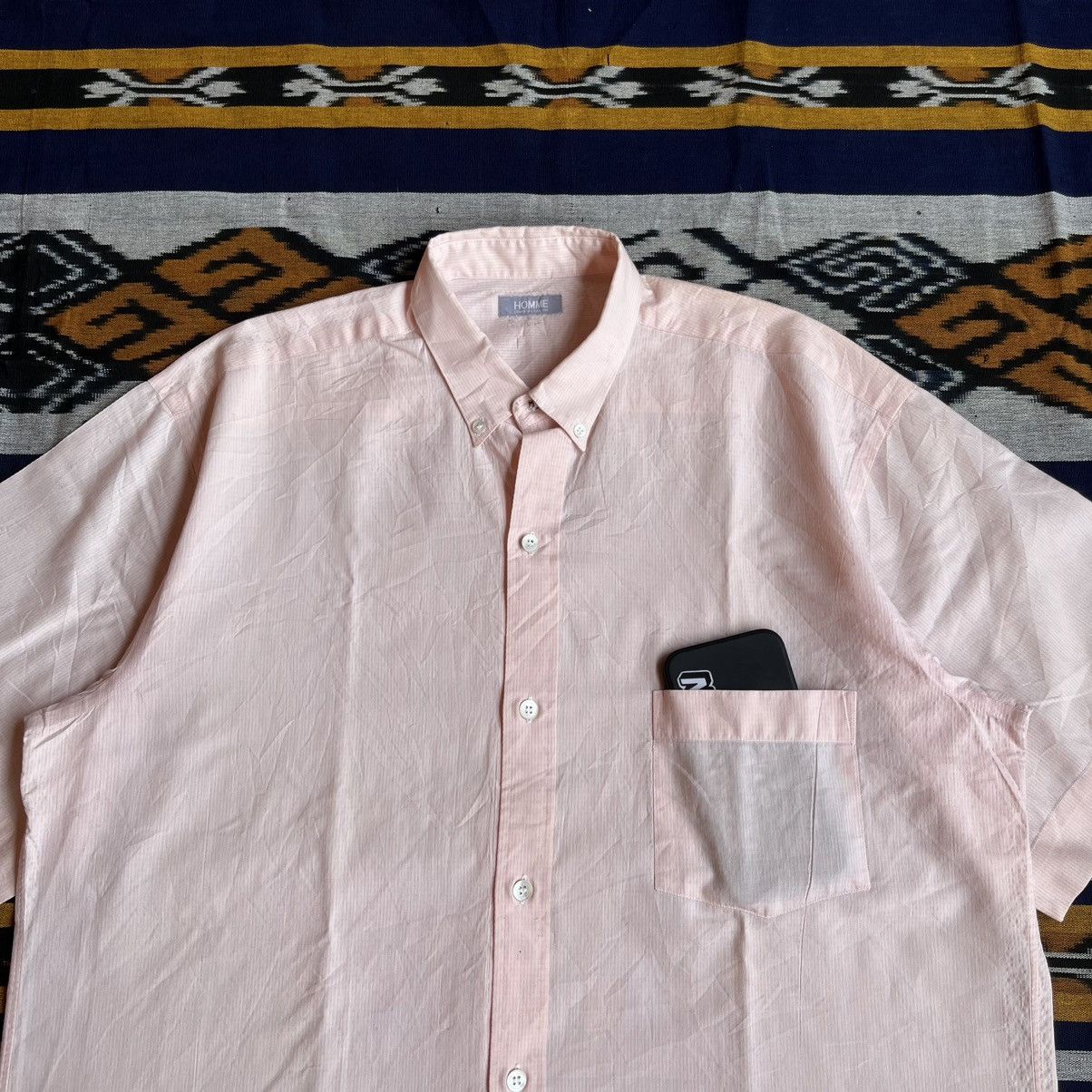 Comme des Garcons × Comme des Garcons Homme Homme CDG Button Up Pocket Shirt Size US XL / EU 56 / 4 - 2 Thumbnail