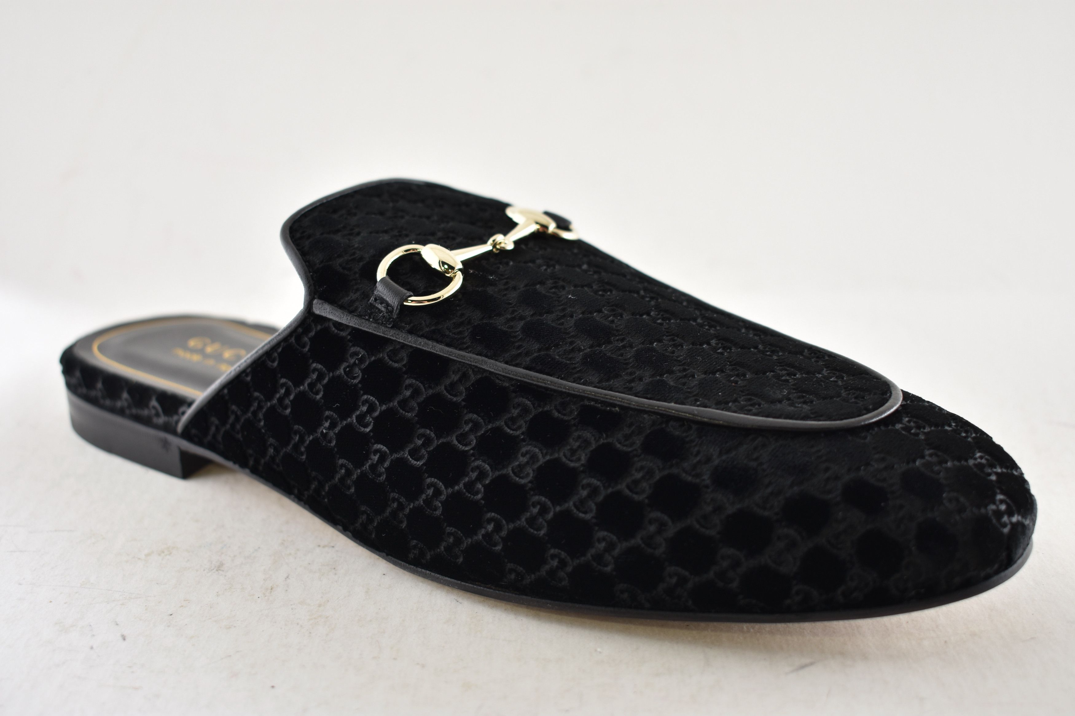 Gucci Princetown Velvet Backless Slide Loafer Mule Slipper Flat 41 Size US 11 / IT 41 - 6 Thumbnail