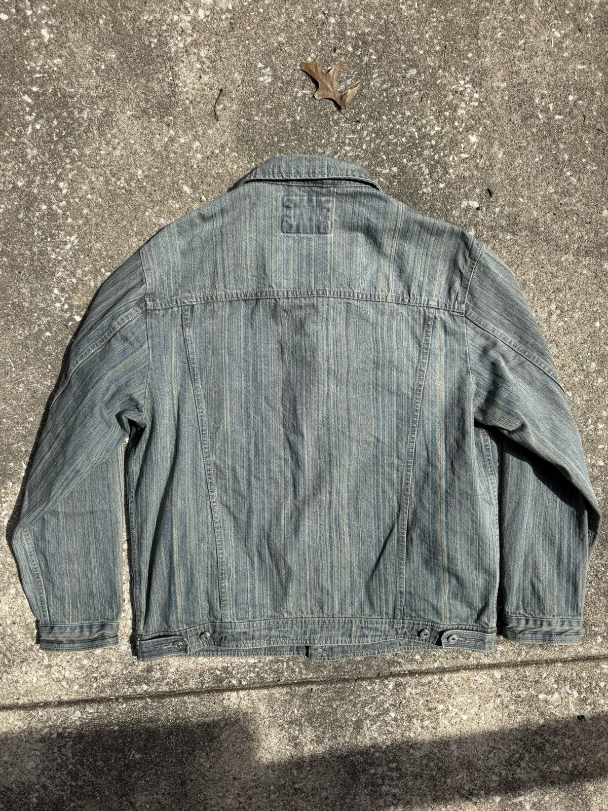 Marithe + Francois Girbaud 90s Marithe Francois Girbaud Rainbow Striped Denim Jacket Size US XL / EU 56 / 4 - 7 Thumbnail