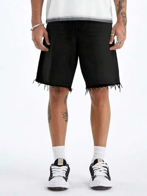 Jean Kokubu x Iken Vintage RAW washed Shorts Jorts jeans ripped Size US 32 / EU 48 - 1 Thumbnail