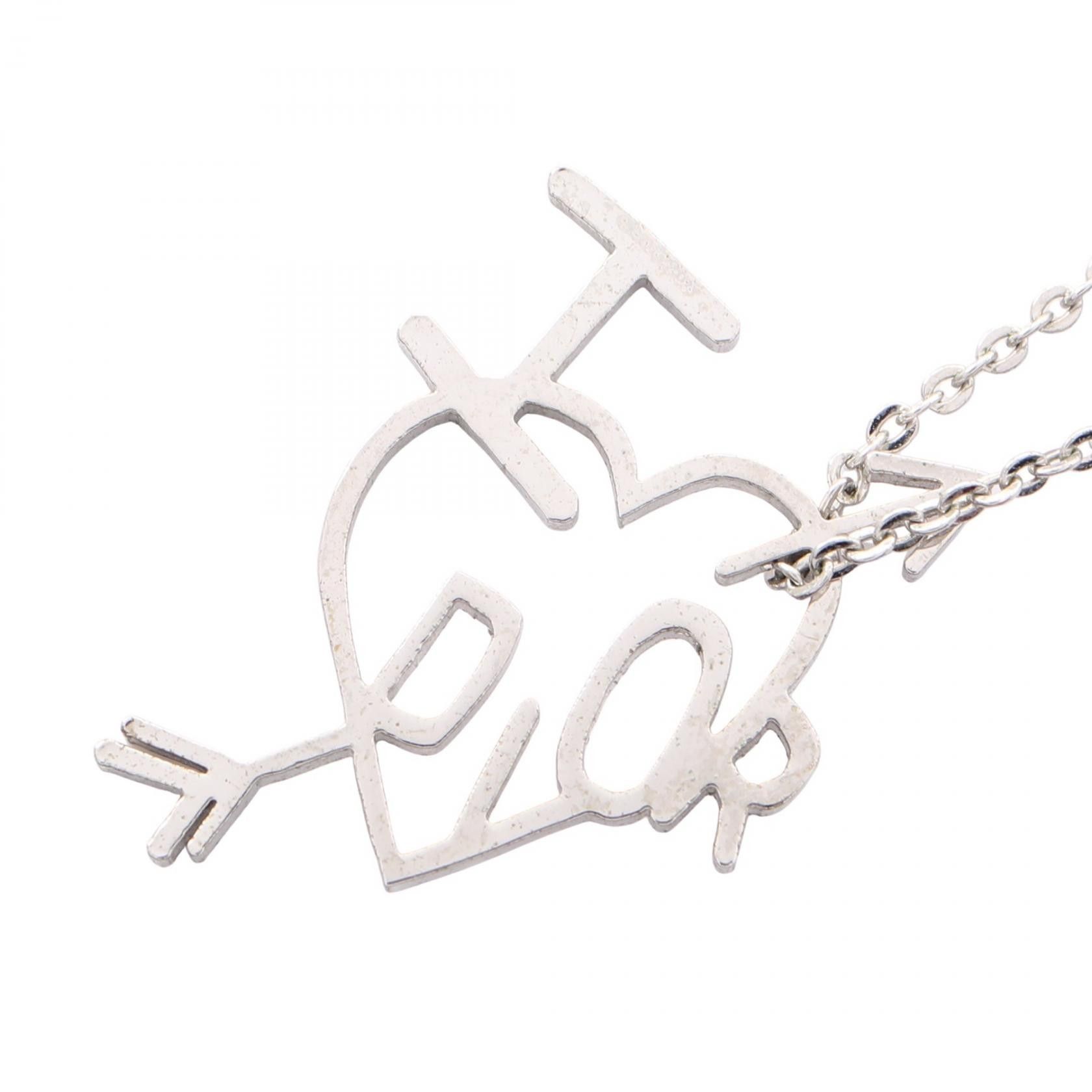 Dior Dior Dior I LOVE DIOR Stainless Steel Necklace Metal Necklace DUTY FREE for USA Size ONE SIZE - 1 Thumbnail