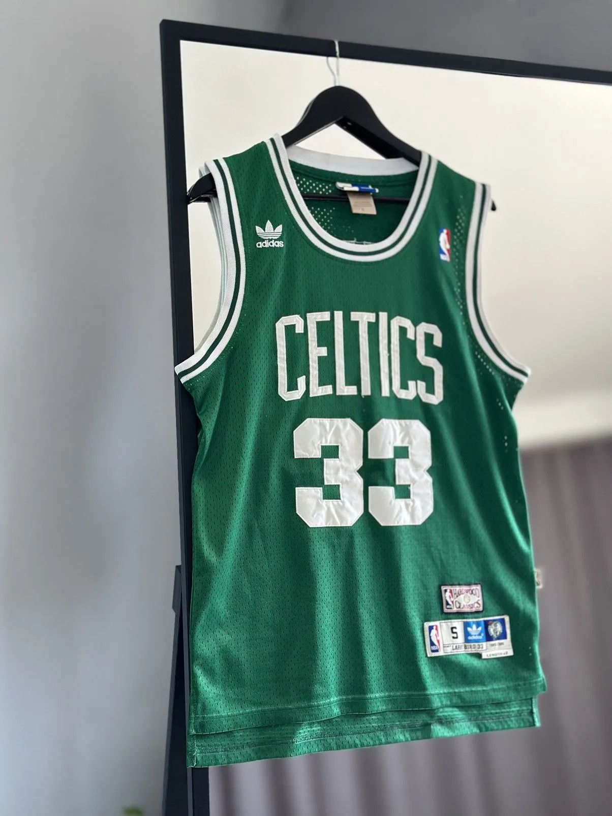 Adidas Boston Celtics Jersey Mens Large Larry Bird #33 NBA adidas Size US S / EU 44-46 / 1 - 3 Thumbnail