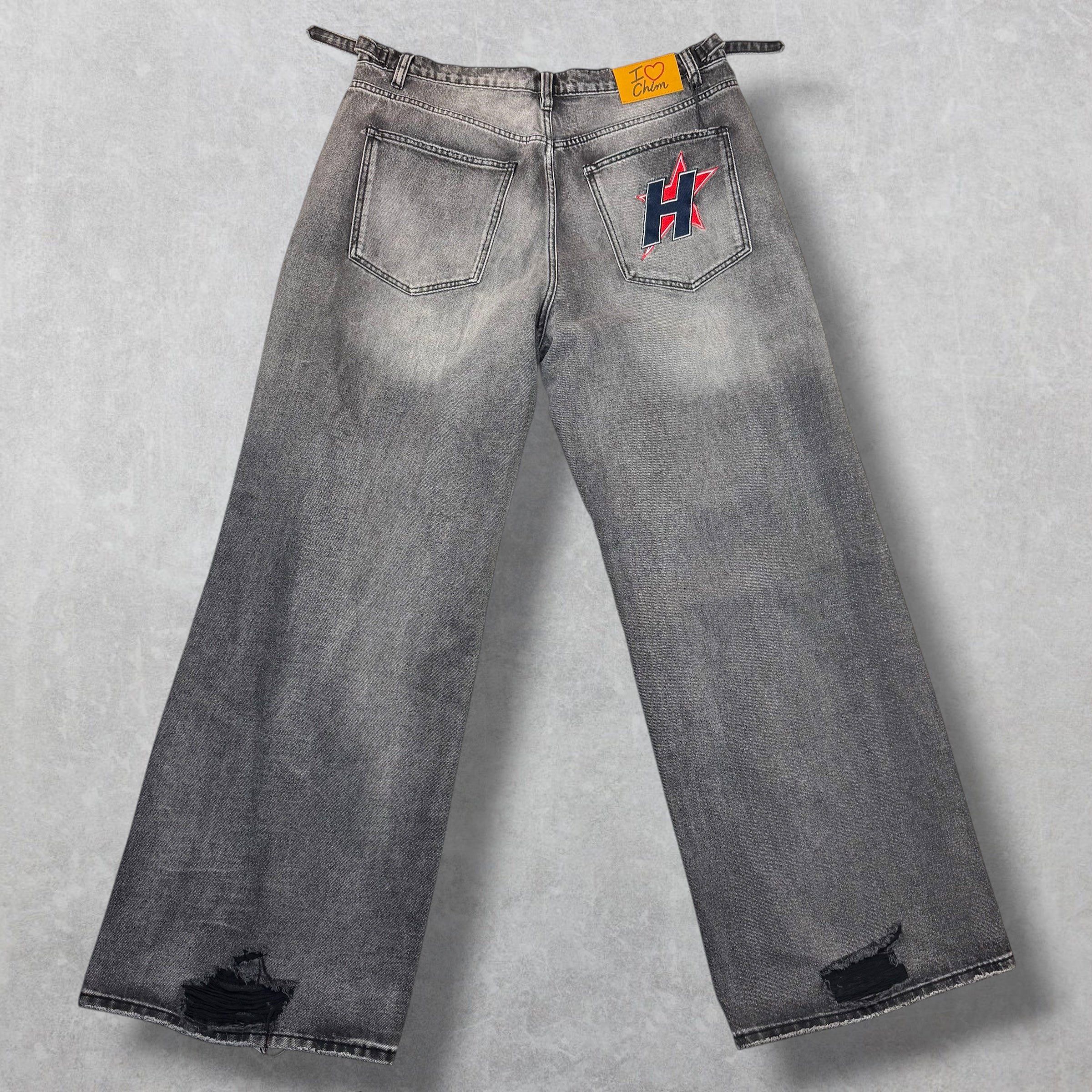 HMDD HMDD H Star Crystal Denim Black XL Size US 36 / EU 52 - 3 Thumbnail