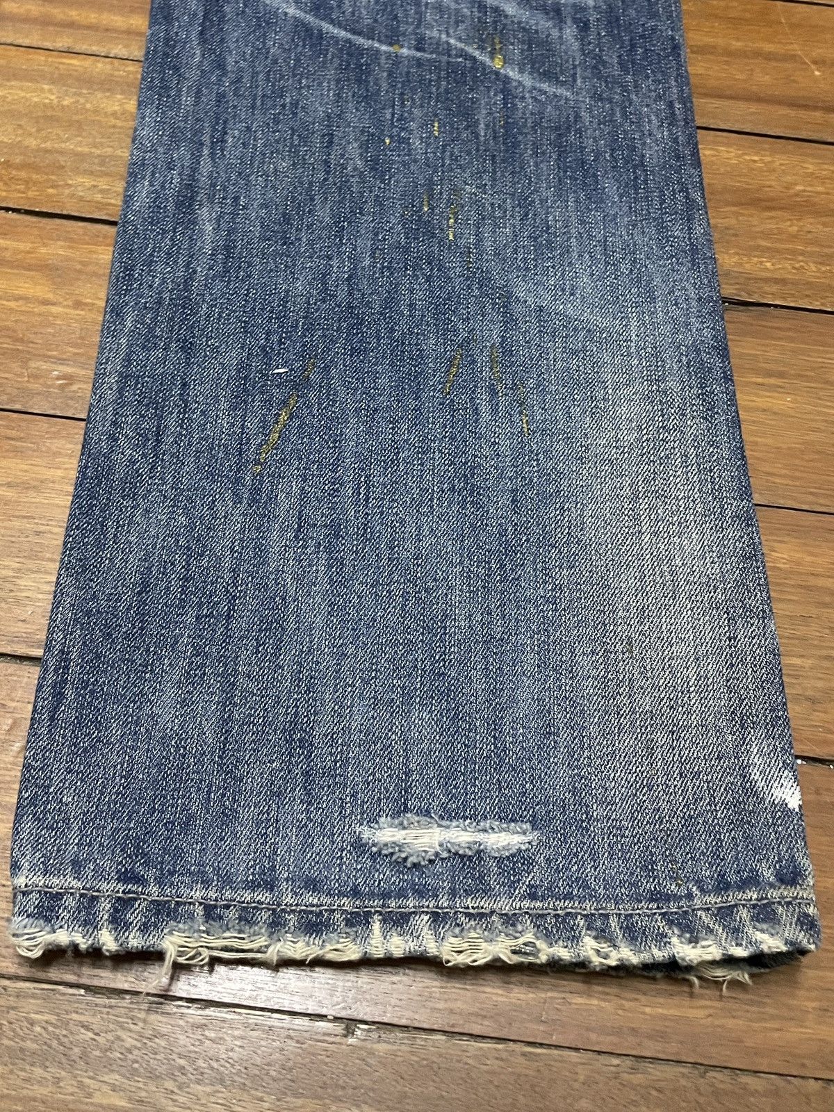 Japanese Brand × Le Grande Bleu (L.G.B.) × Vintage Rare Design Vintage Japanese Brand Pelvis Jeans 1990s Size US 31 - 8 Thumbnail