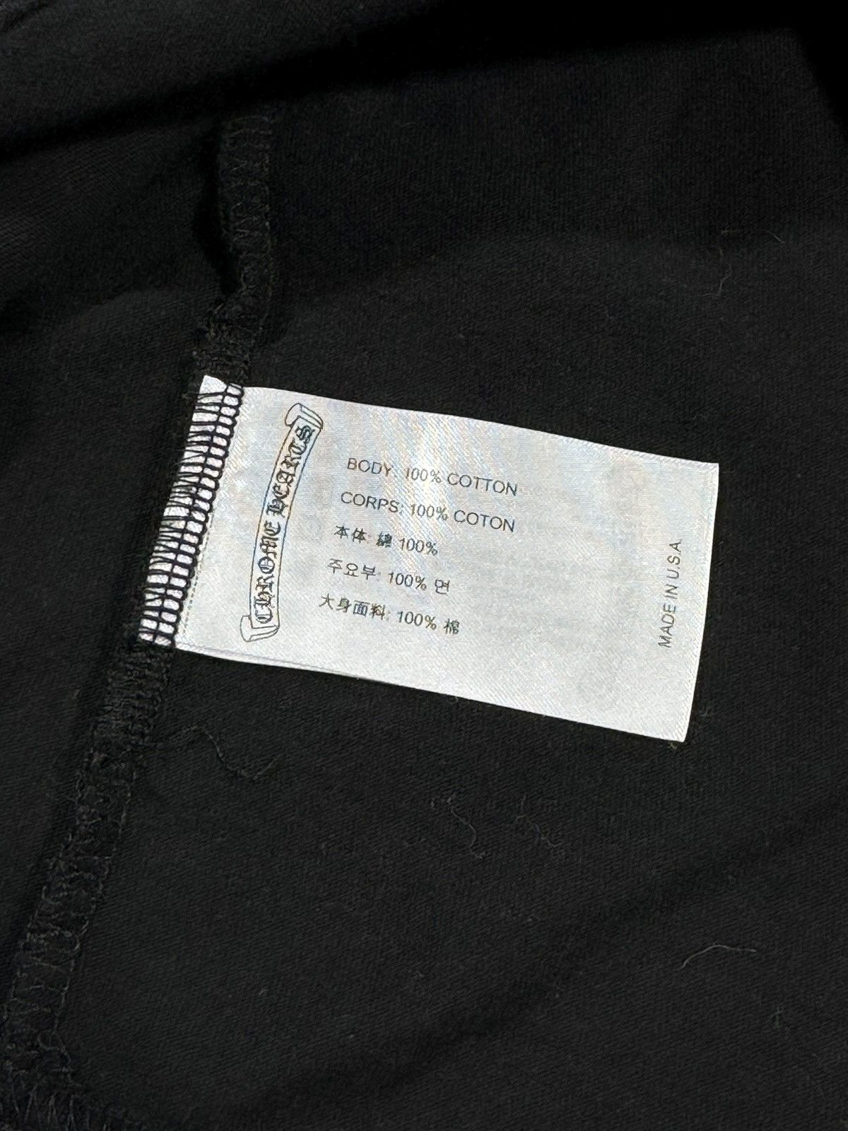Chrome Hearts Chrome Hearts 'Cross Spine' Pocket Tee Sz XXL Size US XXL / EU 58 / 5 - 7 Thumbnail