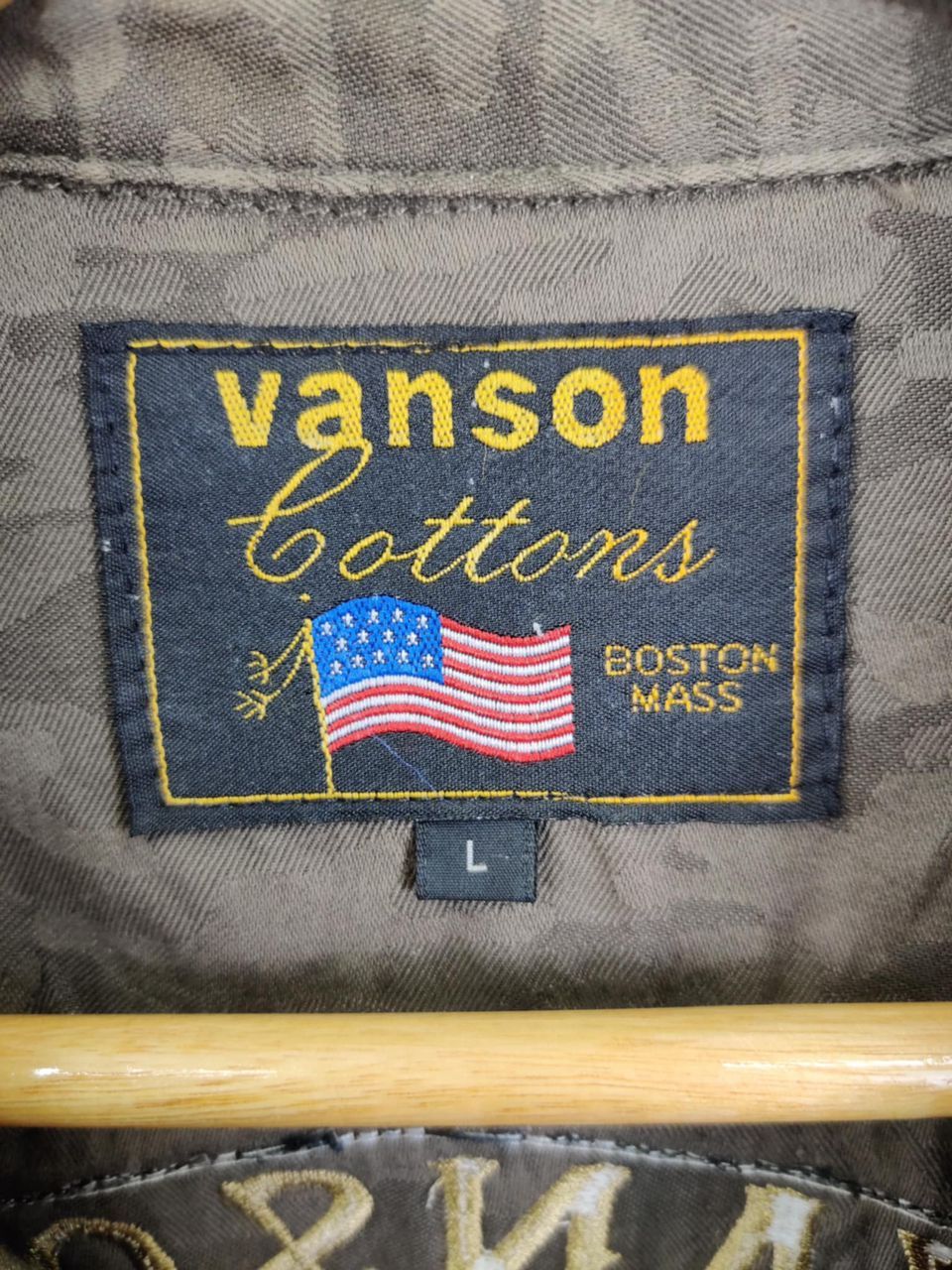 Vanson Leathers Vintage 90s Vanson Leathers American Legend Button Ups Shirt Size US L / EU 52-54 / 3 - 11 Thumbnail