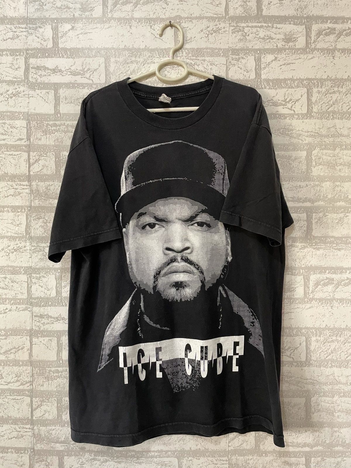 image of Rap Tees x Vintage Ice Cube It Was Good Day in Black, Men's (Size Large)