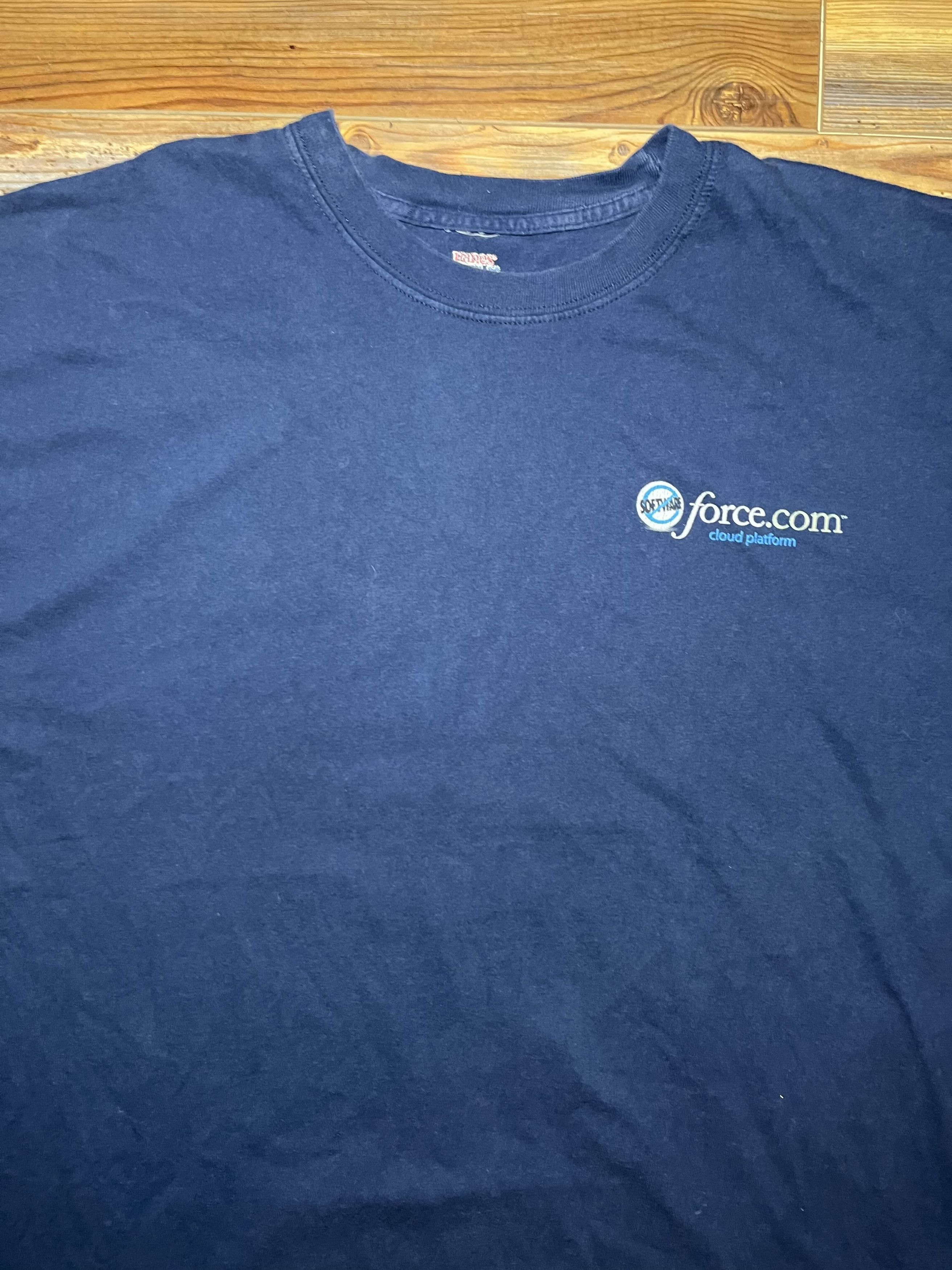 Hanes × Microsoft × Vintage Y2K Tech Tee force.com code the cloud developer shirt Size US XL / EU 56 / 4 - 1 Thumbnail