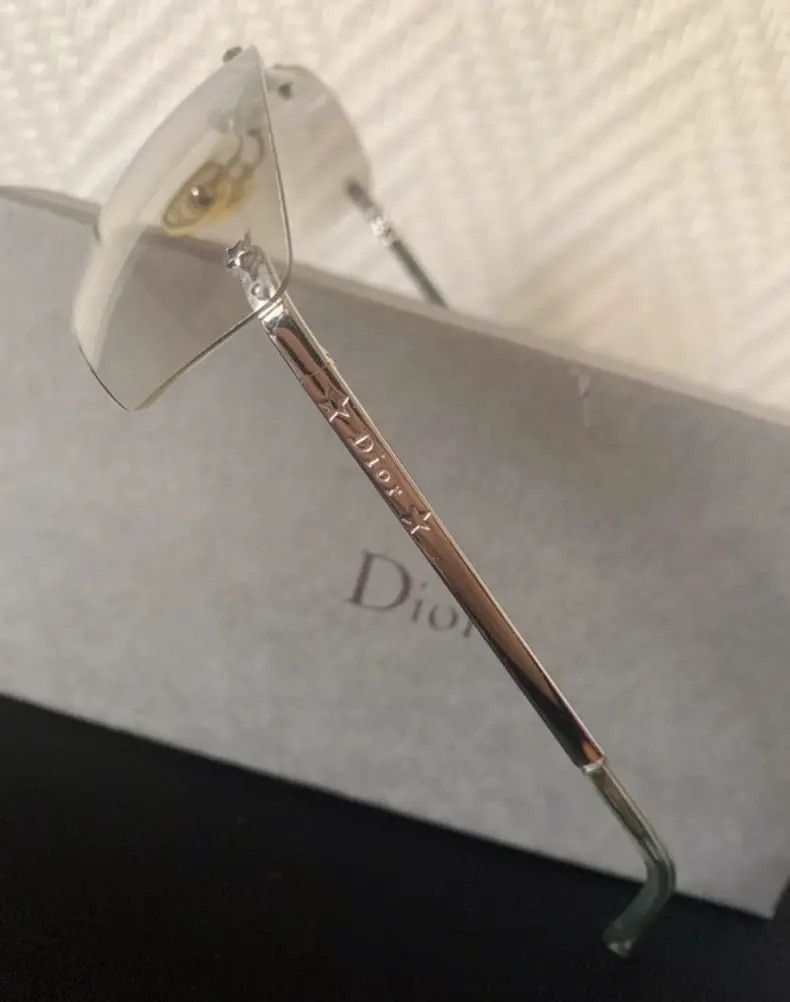 Dior DIOR Sunglasses Pop Rimless Shield Galliano Vintage Size ONE SIZE - 3 Thumbnail