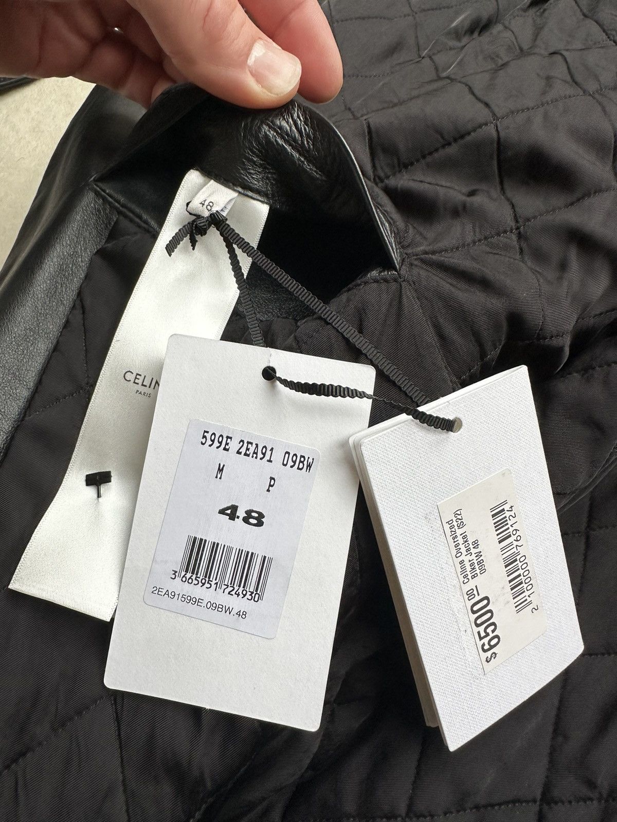 Celine SS22 $6500🤑 Celine biker D Ring leather jacket Hedi grail 48 Size US M / EU 48-50 / 2 - 22 Thumbnail