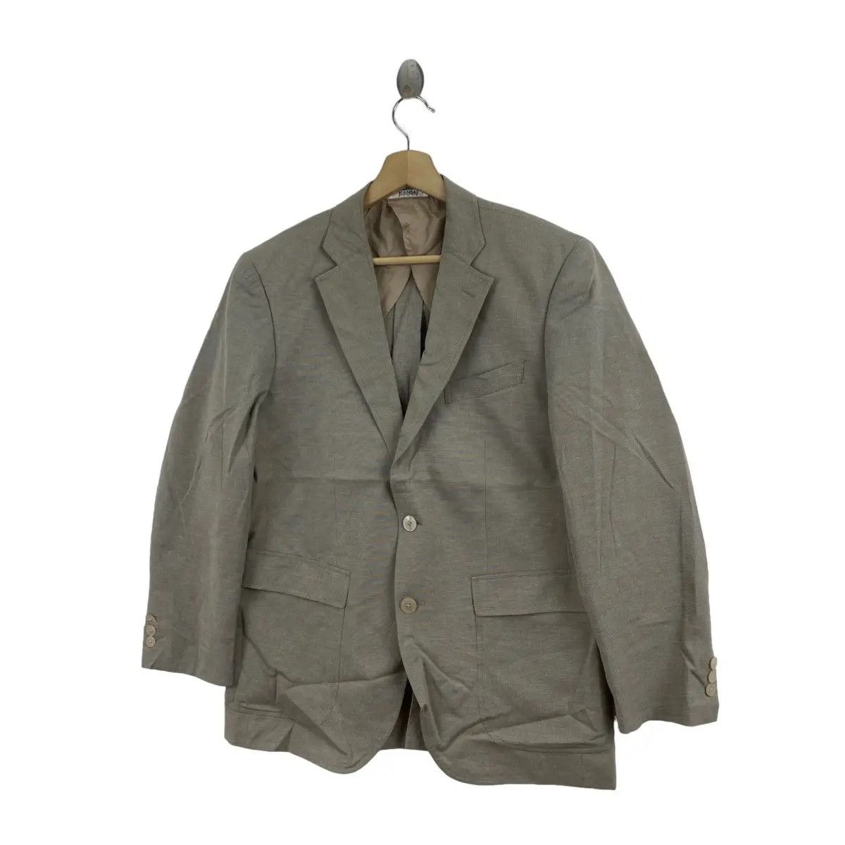Kansai Yamamoto Vtg KANSAI YAMAMOTO HOMME Collection Blazer 2 Button Sport Size 38R - 4 Thumbnail
