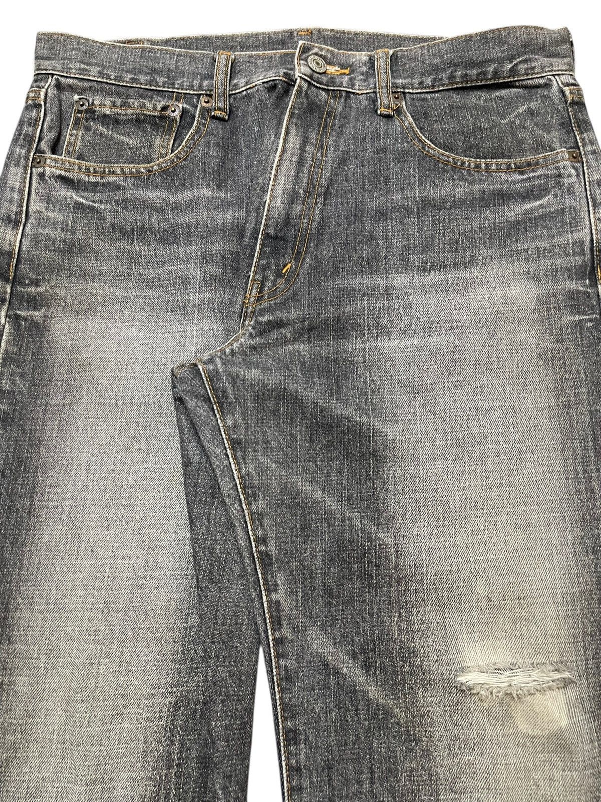 JNCO Vintage Japanese Brand Faded Wash Style Jeans Size US 32 / EU 48 - 4 Thumbnail
